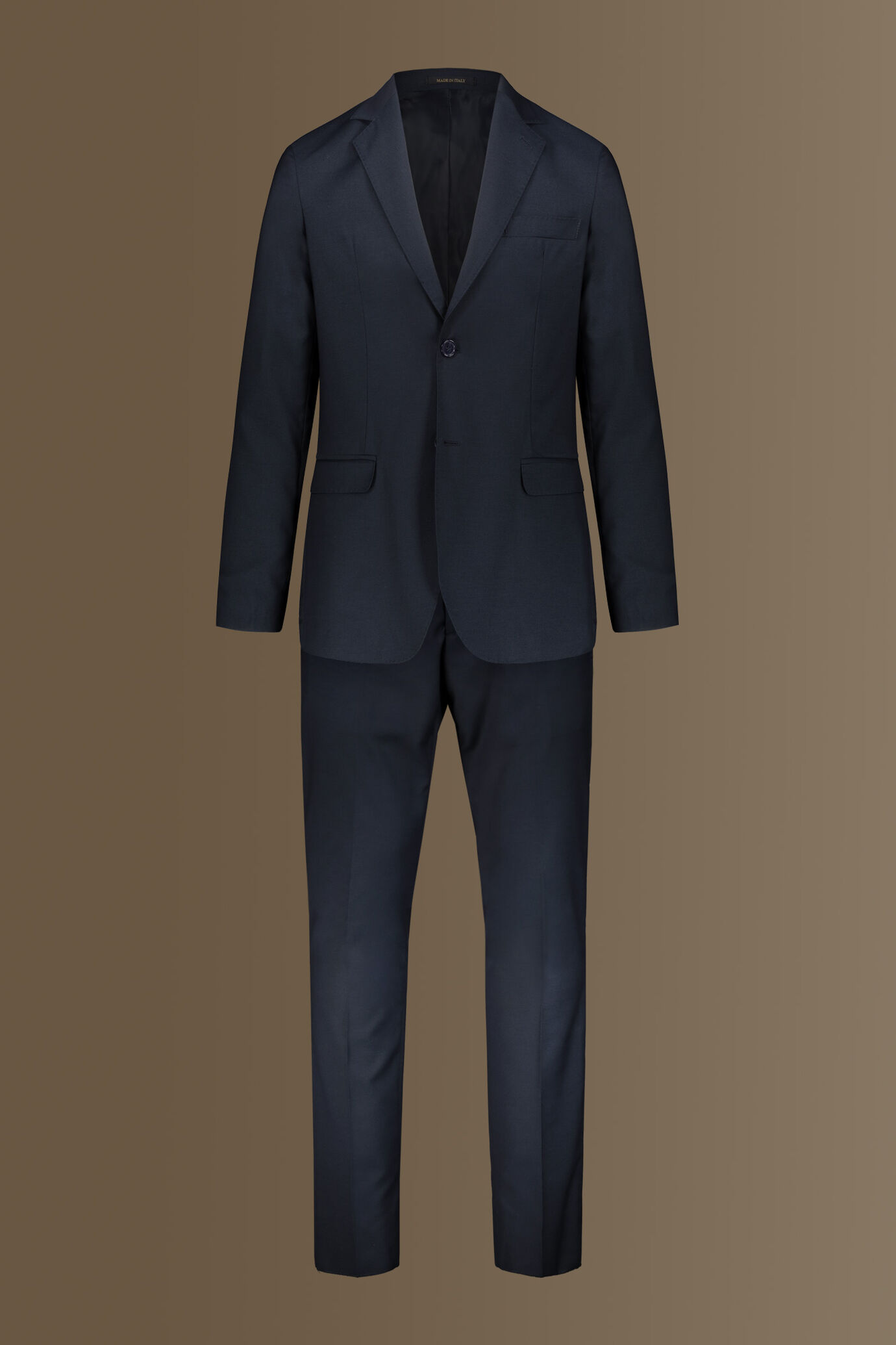 Single breasted suit micro-patterned fabric image number 4