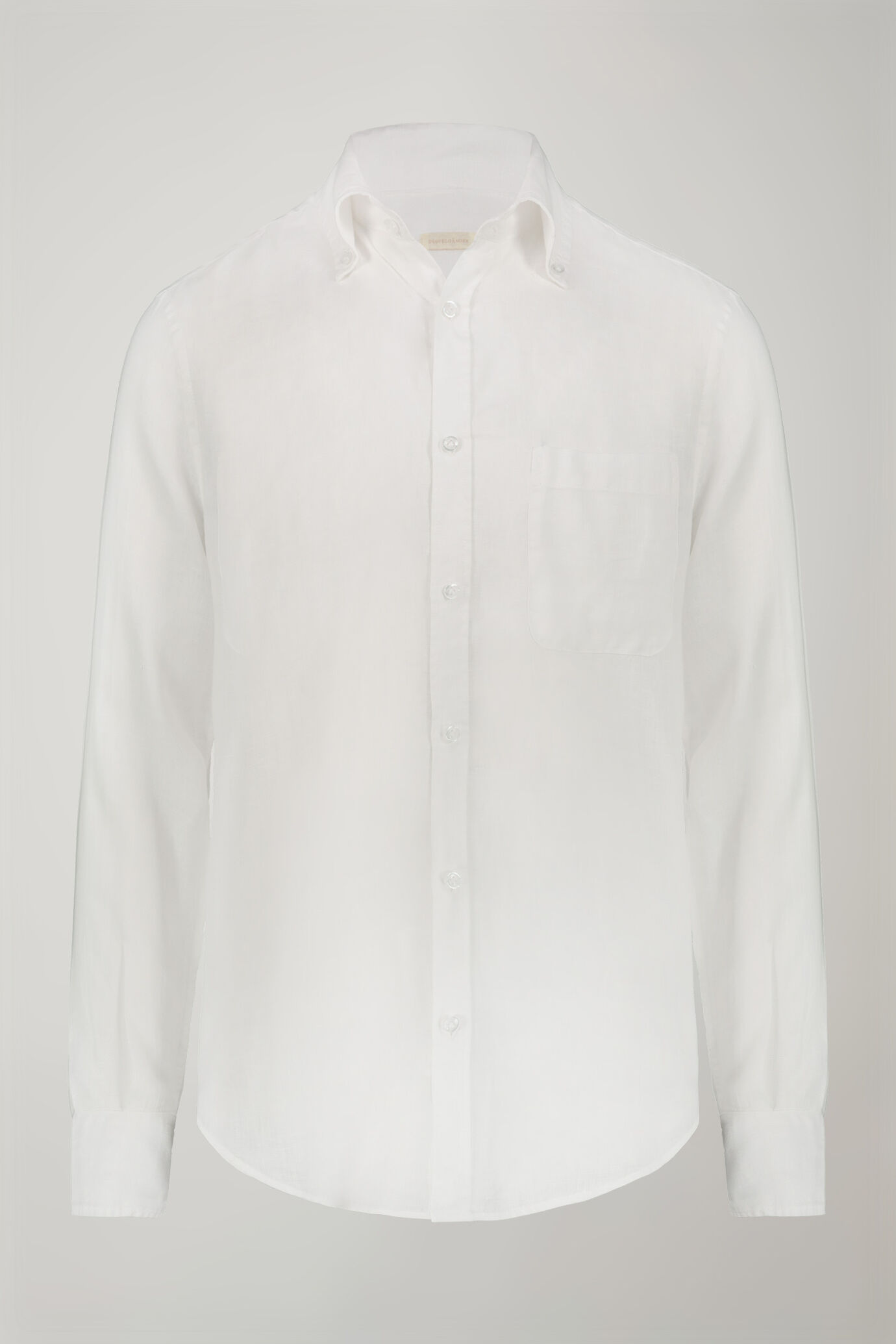 Men’s casual shirt button down collar 100% linen comfort fit image number 5