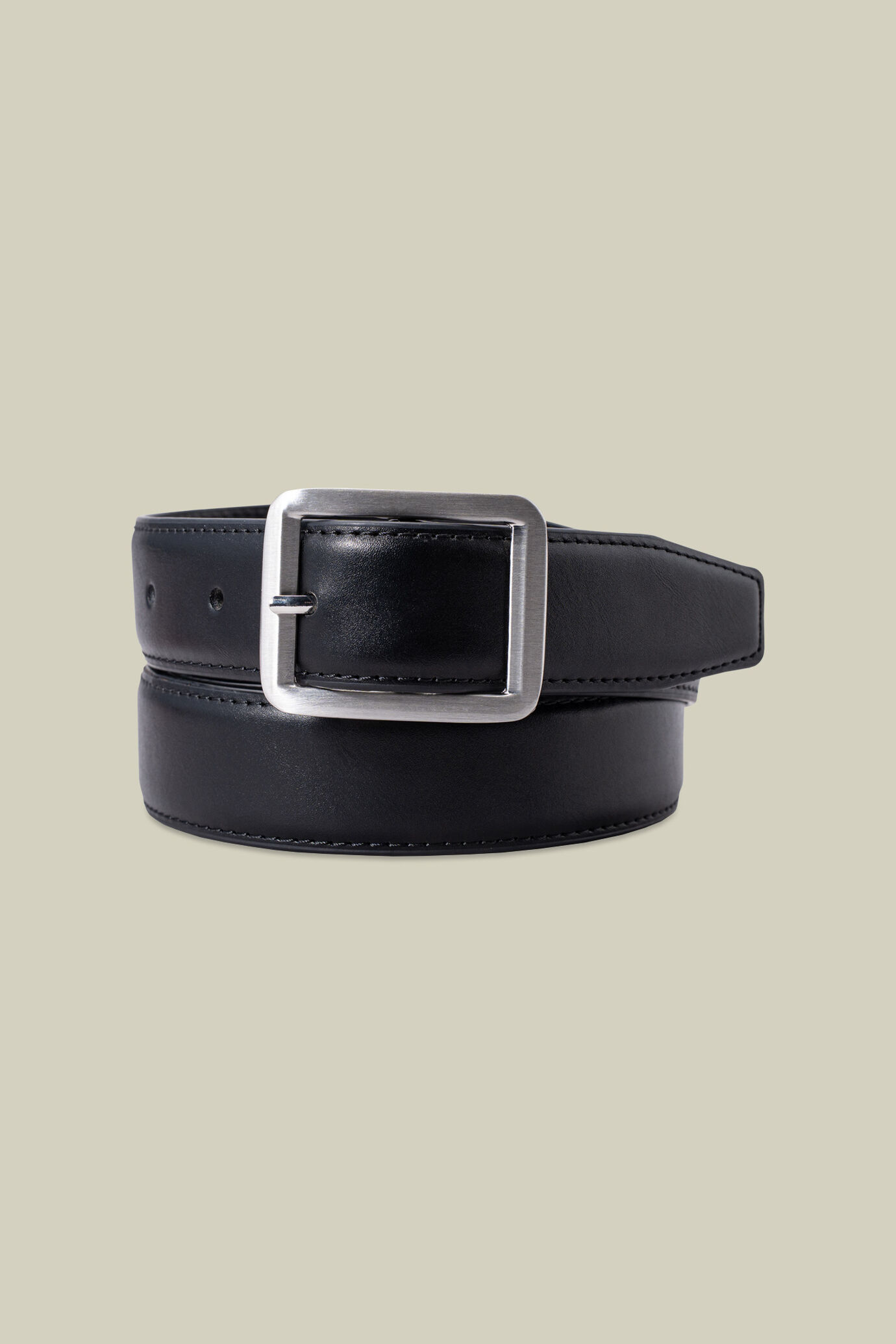 Classic raw-cut men's belt image number 1
