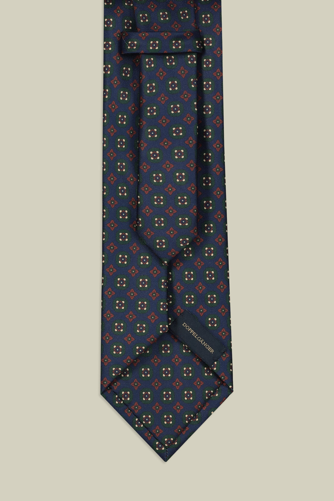 Cravate pour homme à micro motif géométrique image number 2