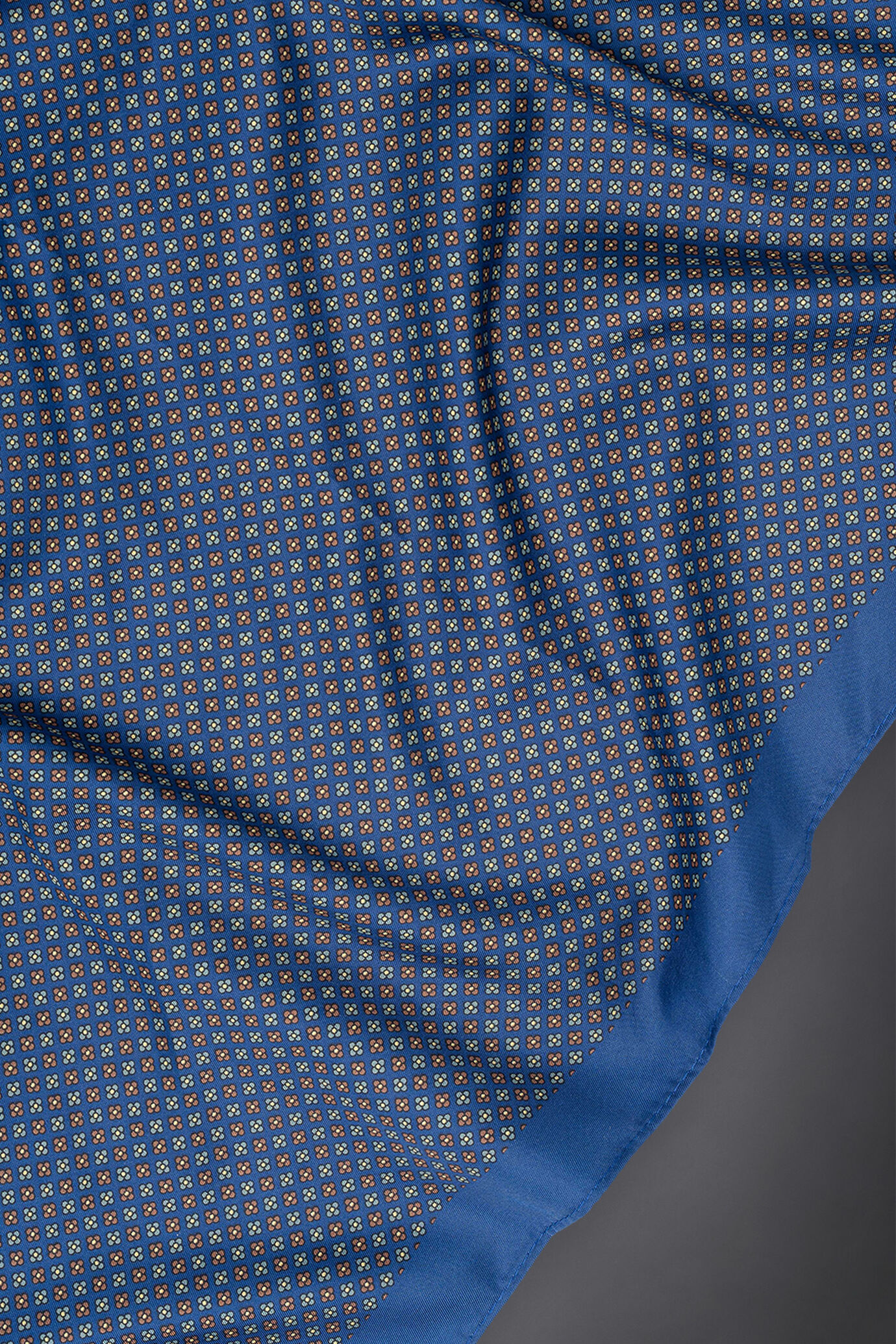 Men's patterned printed twill foulard image number 1
