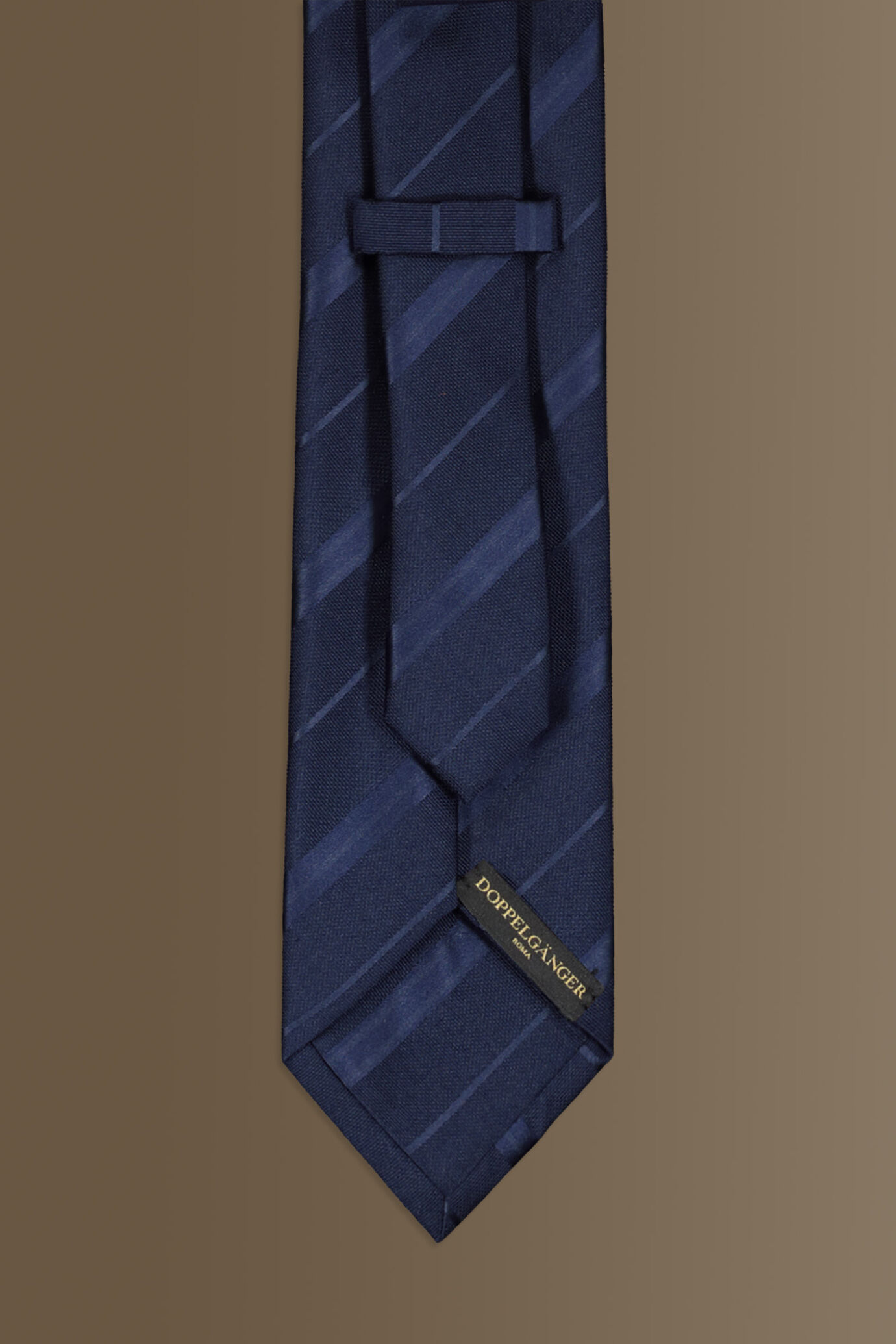 Cravatta uomo tema regimental in misto bamboo image number 1