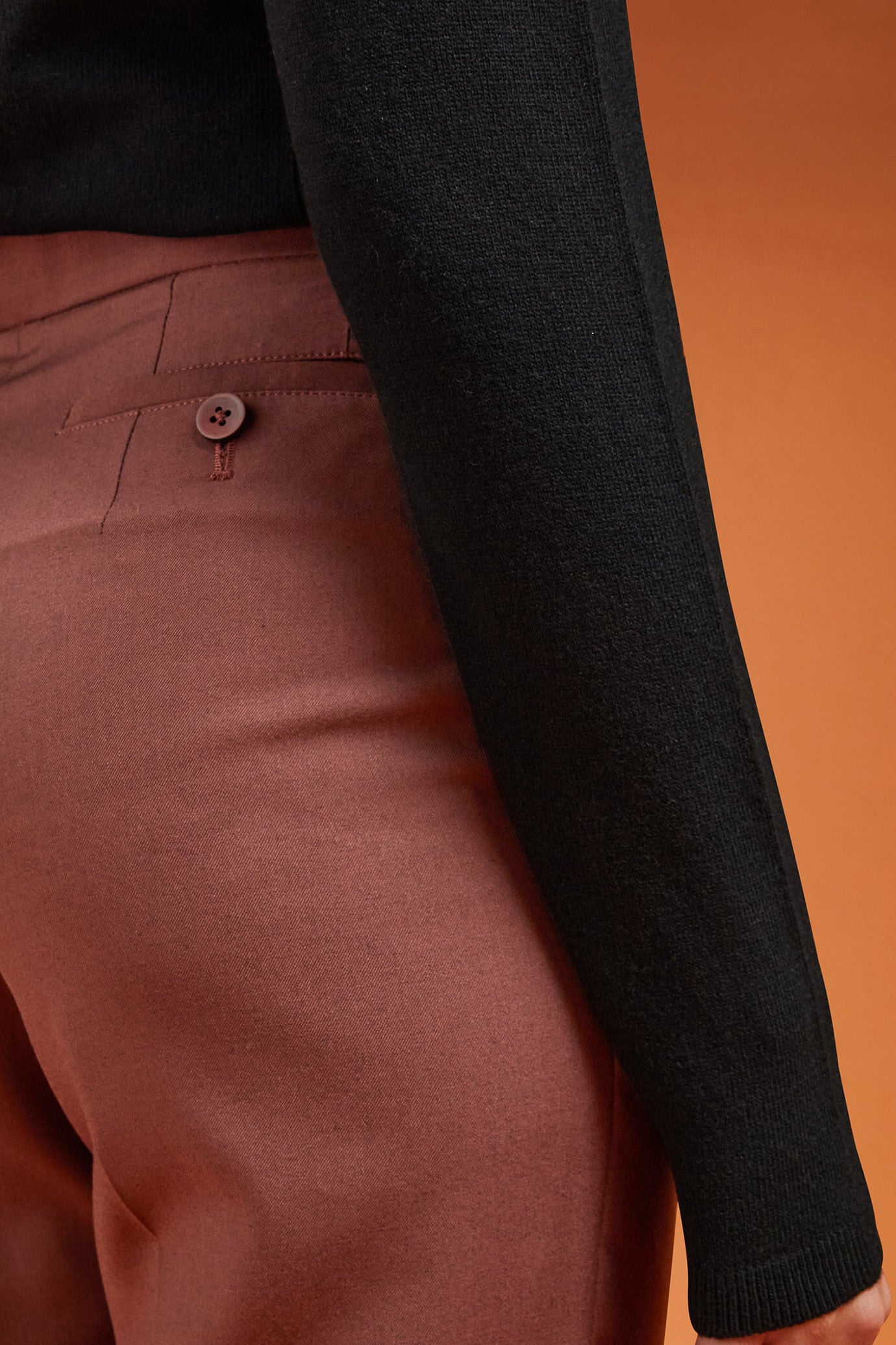 Pantalone chino classico donna regular fit image number 3