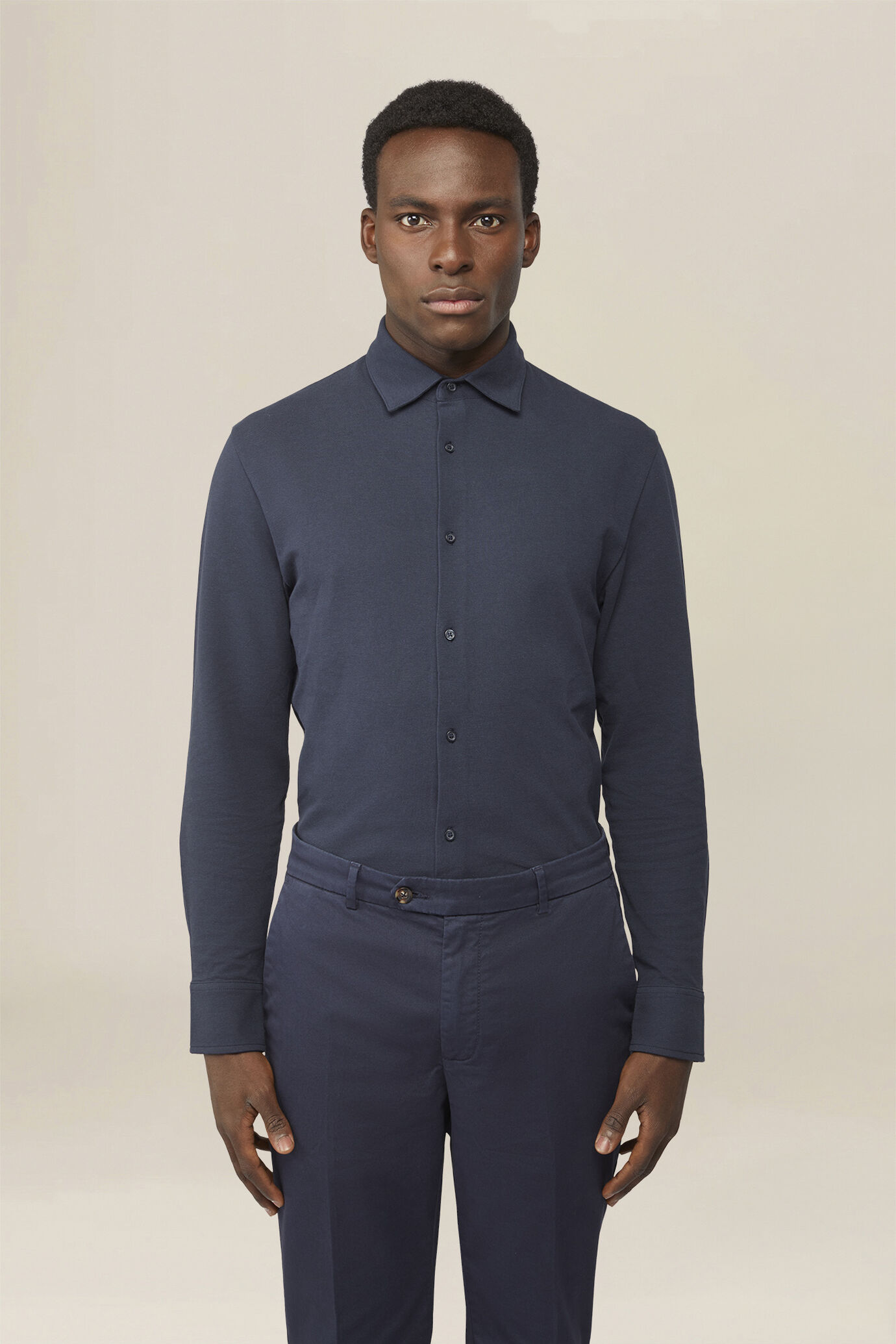 Men's 100% cotton regular fit polo shirt image number 0