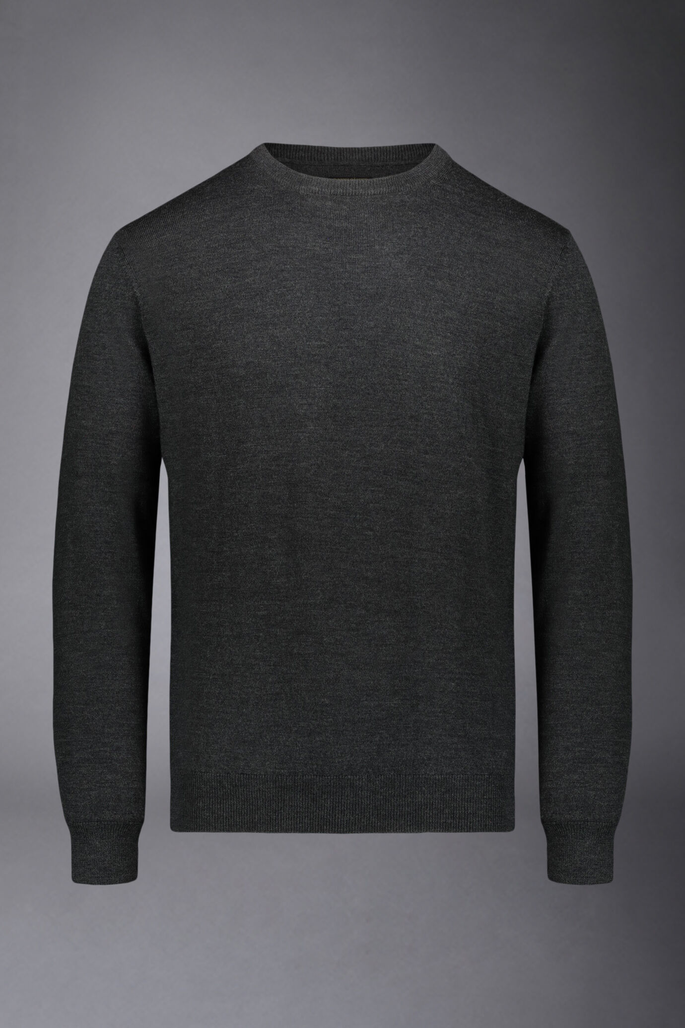 Men's roundneck sweater in 100% extra-fine merino wool lanerossi regular fit image number 3