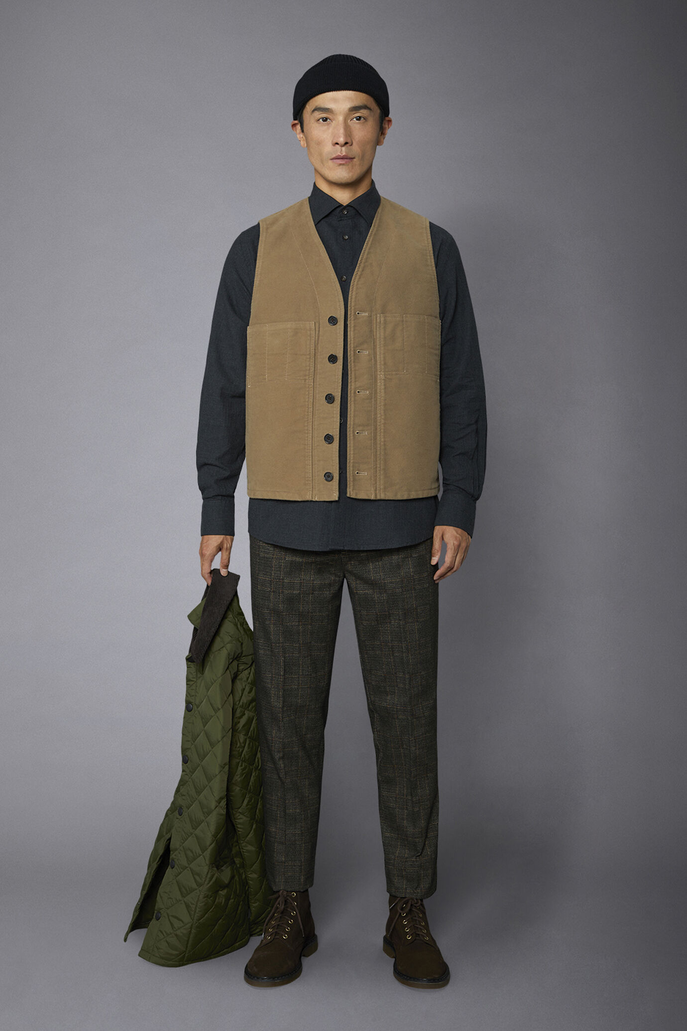 Prince of Wales regular fit men's chino pants image number 0