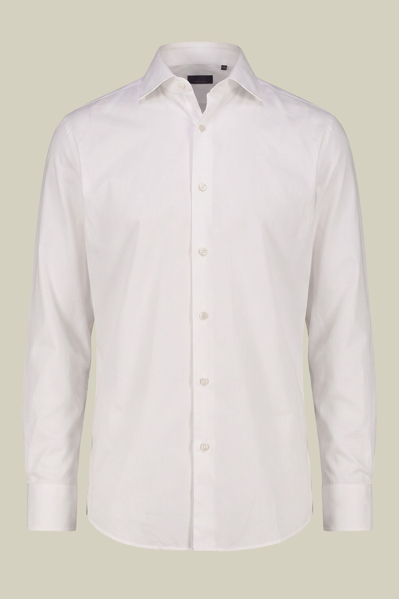 Men's plain technical shirt suitable for cufflinks