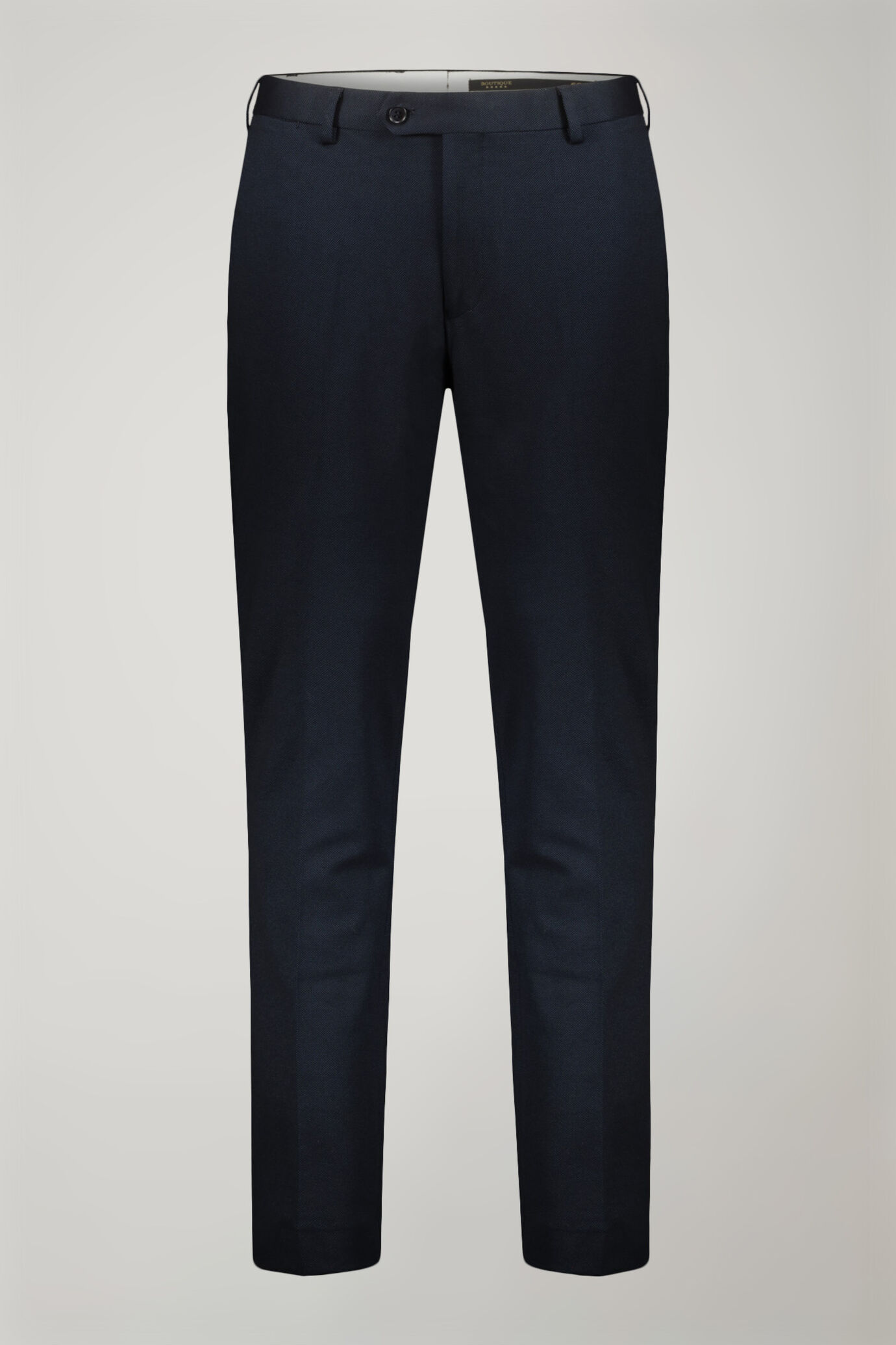 Abito monopetto regular fit tessuto jersey occhio di pernice image number 2
