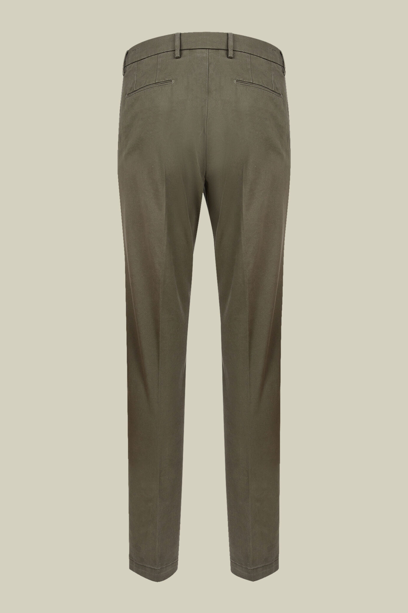 Pantalone classico uomo chino in twill perfect fit