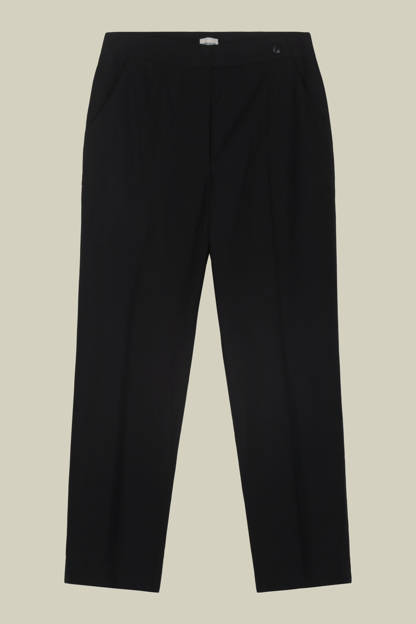 Women's chino trousers with waistband flap image number 4