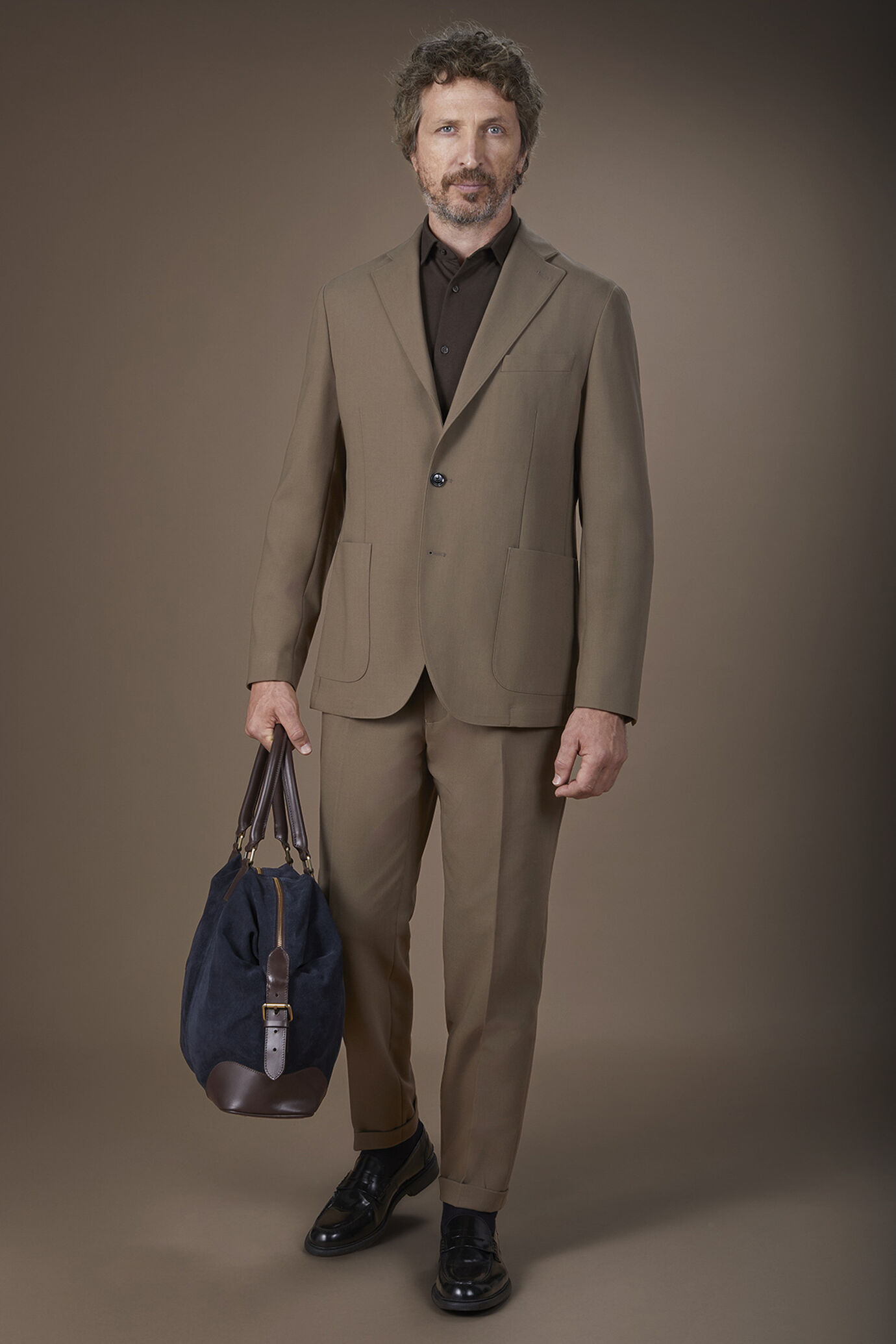 Veste homme croisée simple sans doublure en jersey coupe regular fit image number 0