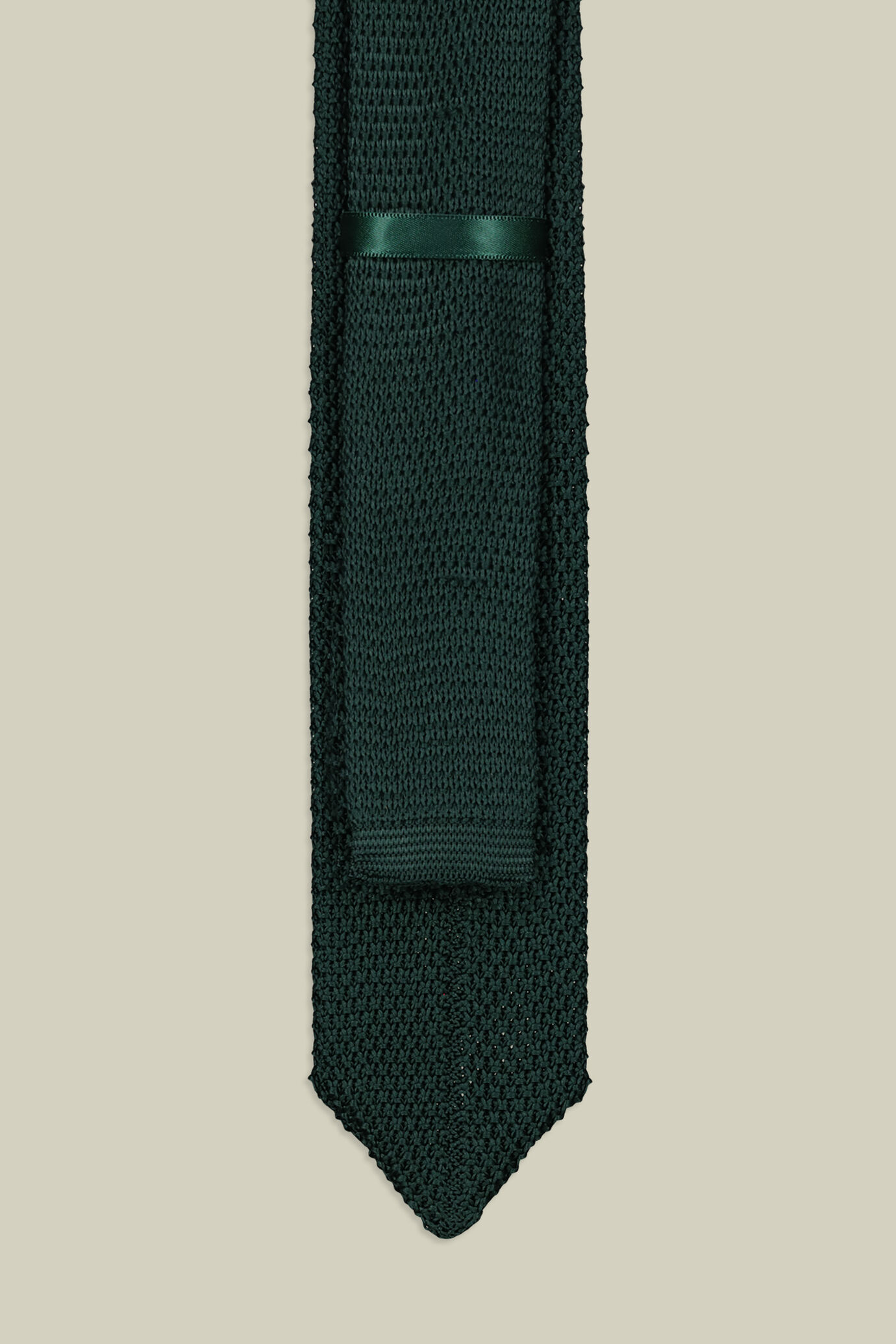 Men's single-colour woven tie image number 2