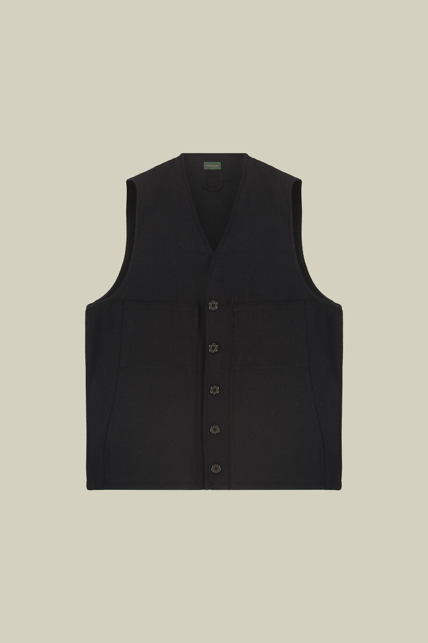 Gilet monopetto uomo misto lana regular fit image number 4