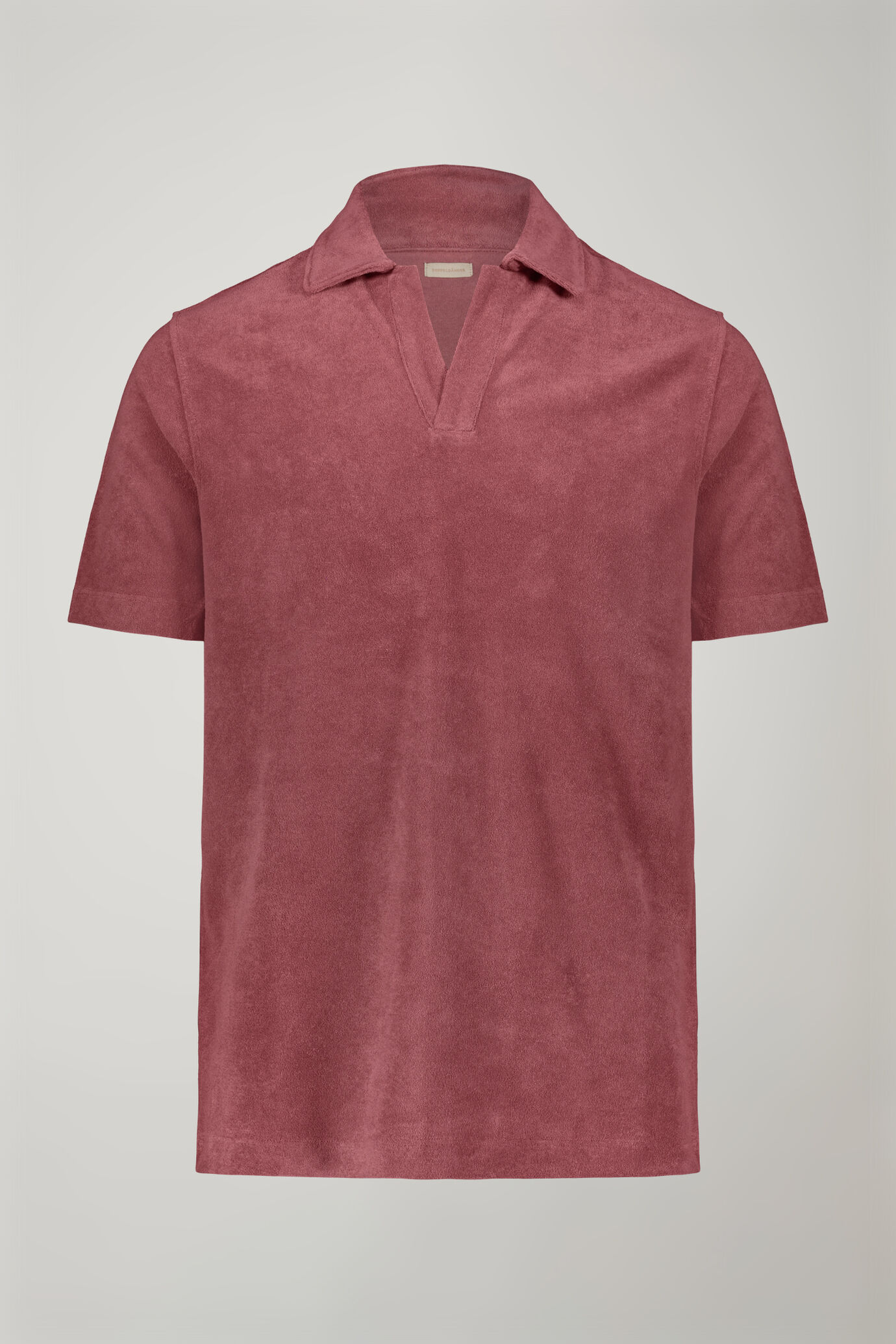 Kurzärmeliges Herren-Poloshirt mit Derby-Kragen aus Frottee in normaler Passform image number 4