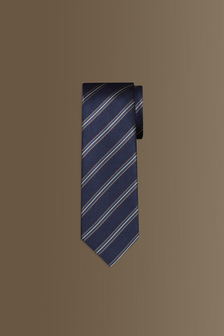 Cravatta misto bamboo - regimental
