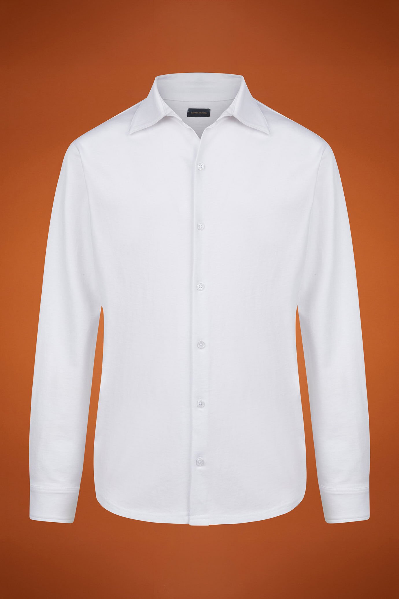 Langärmeliges Herren-Poloshirt mit klassischem Kragen aus 100 % Baumwolle in normaler Passform image number 4