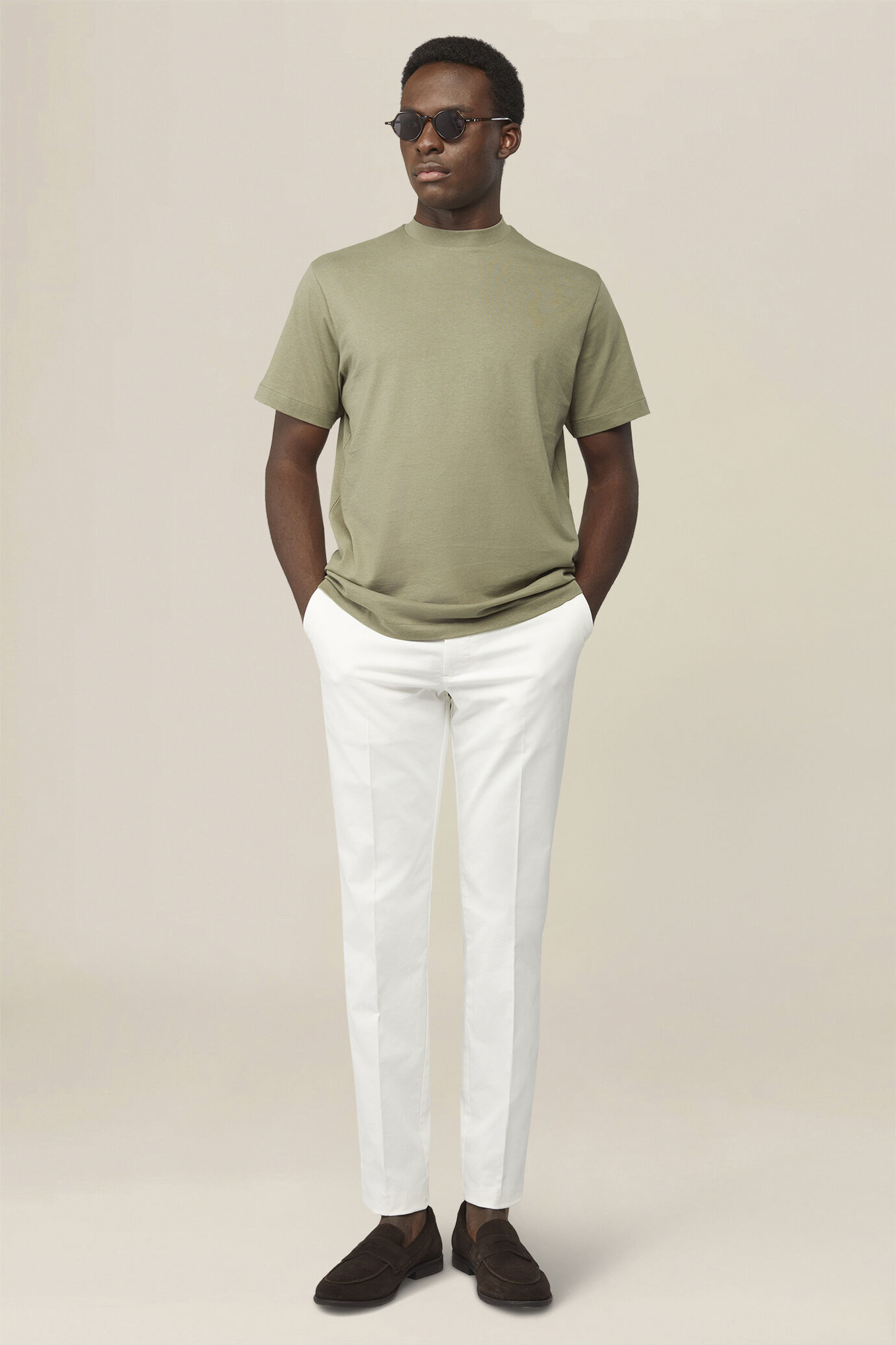 Pantalone uomo chino classico regular fit image number 0