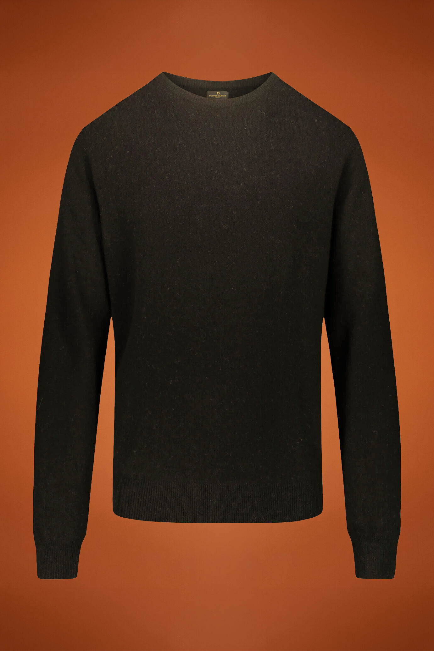 Maglia girocollo in misto lana lambswool image number 0