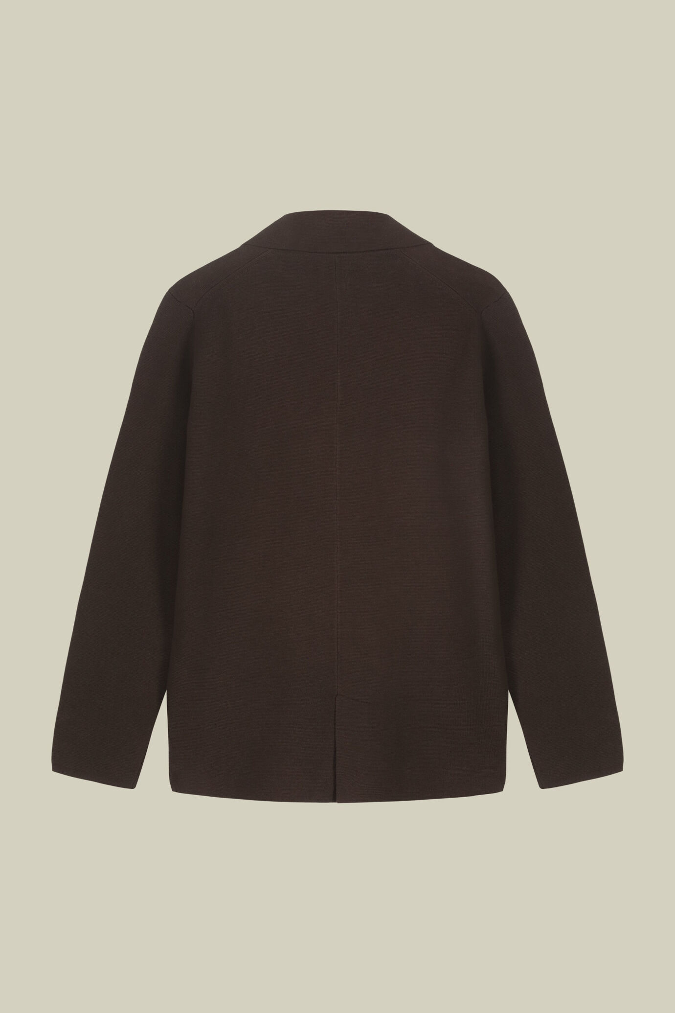 Cardigan uomo doppiopetto punto milano 100% cotone jersey regular fit image number 5