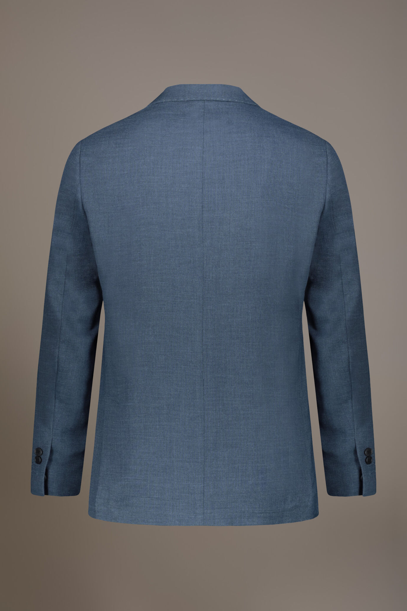 Einreihiger Anzug in normaler Passform Grisaille-Stoff image number 5
