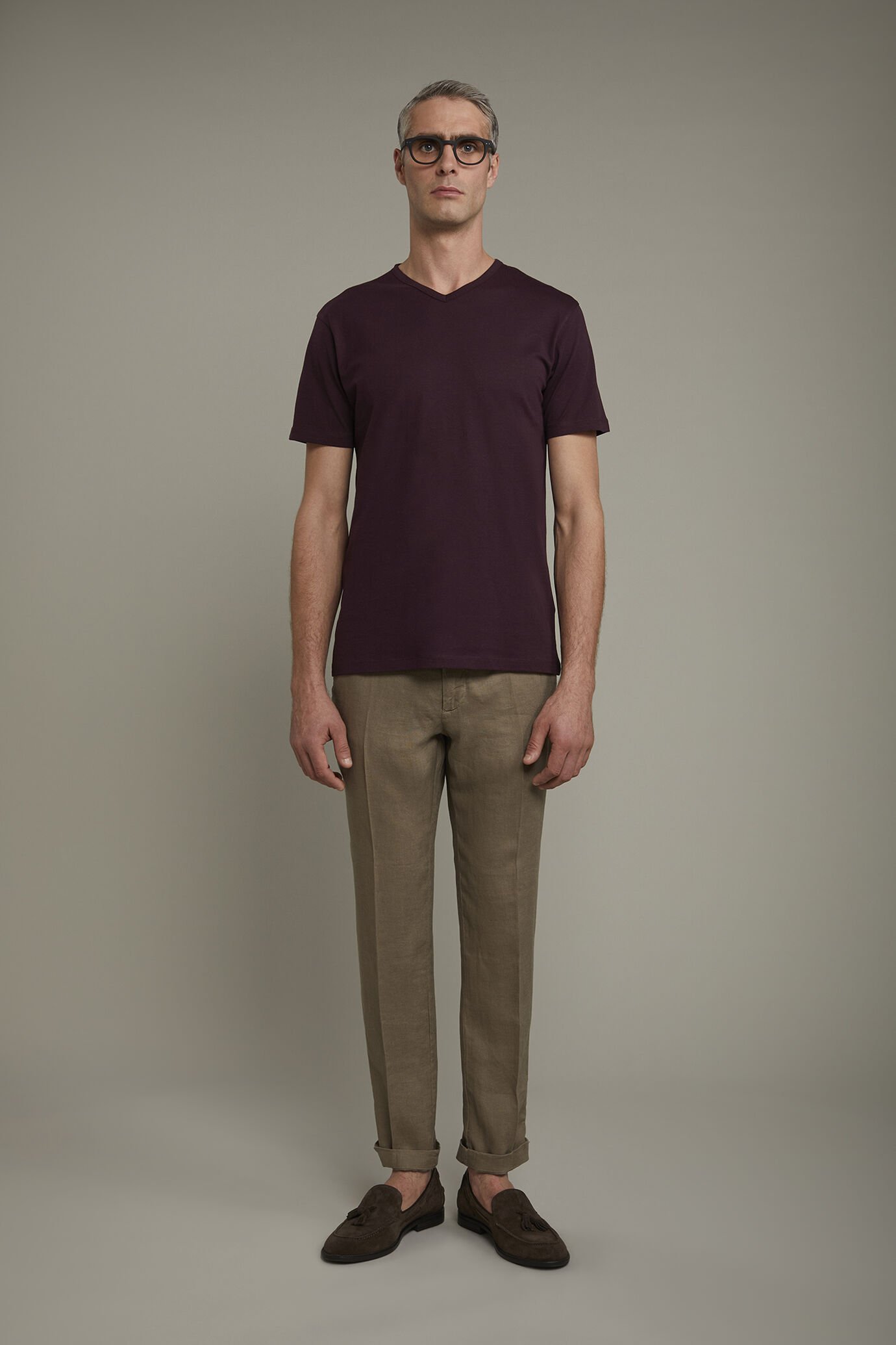 Chino-Hose aus 100% Leinen mit normaler Passform image number 2