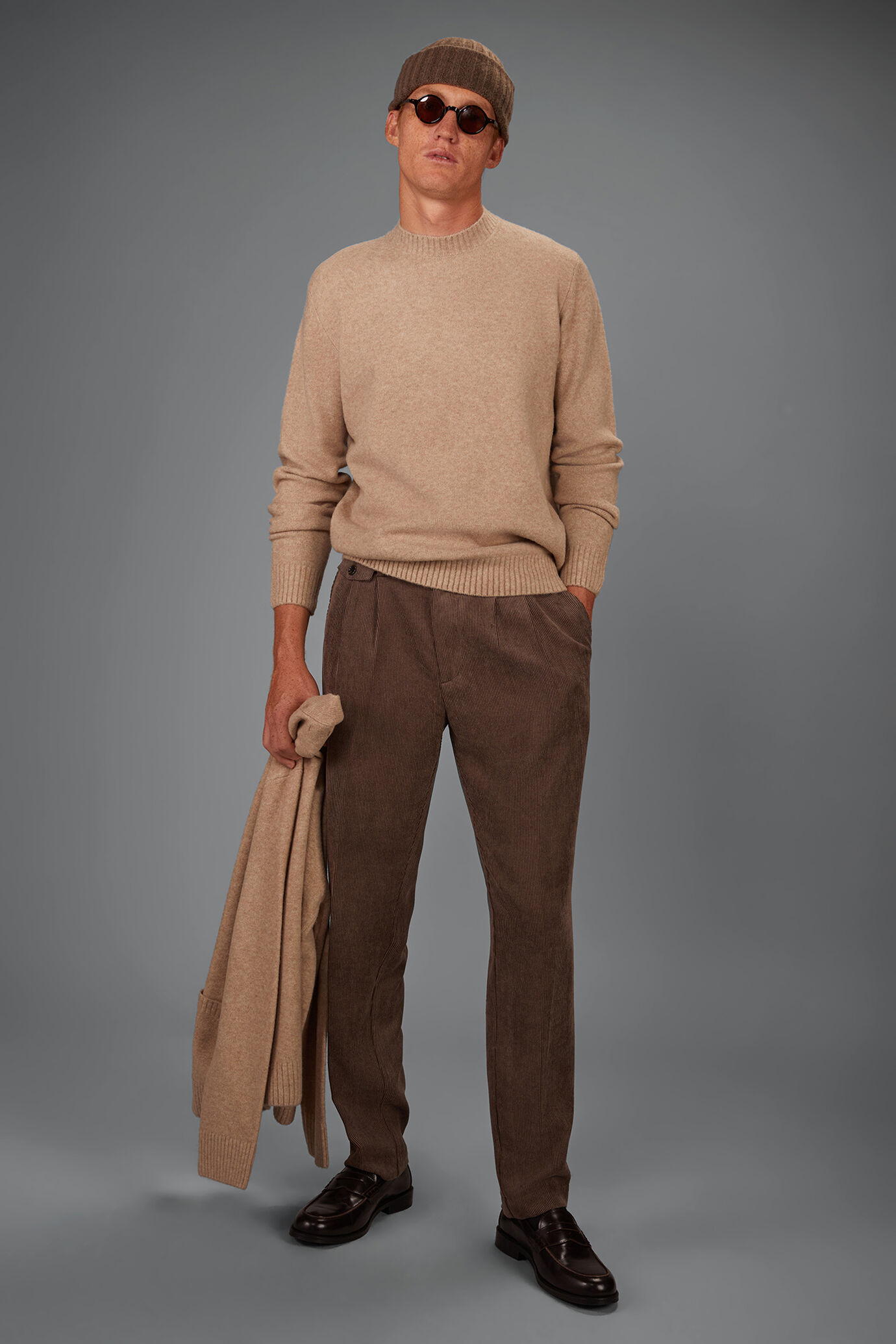 Herrenhose aus Samt in Comfort-Fit image number 0