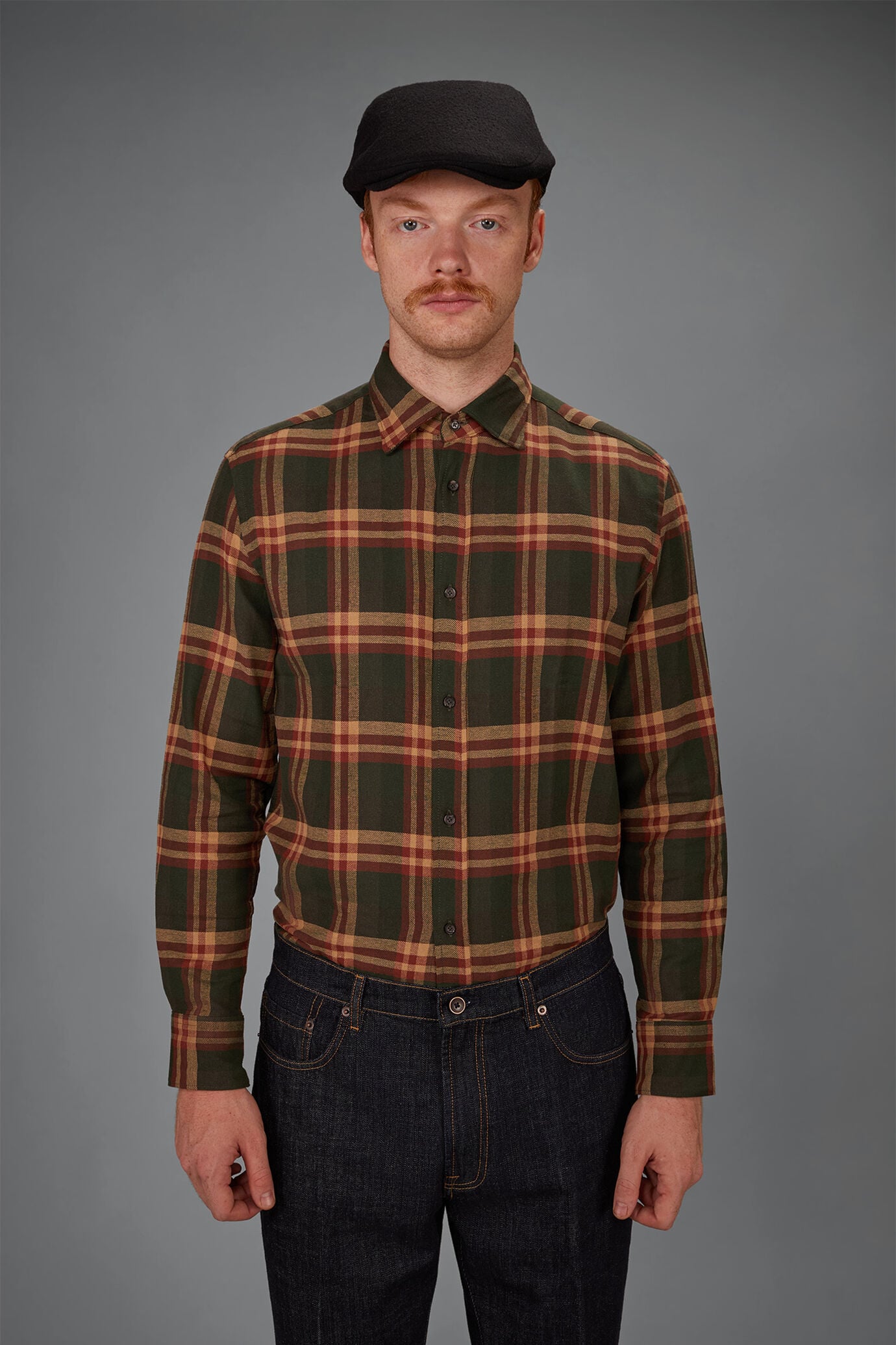 Camicia uomo in tessuto flanella leggero image number 1