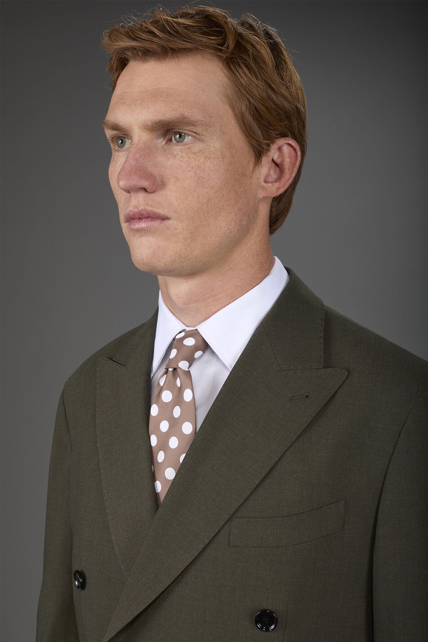 Men's macro polka dot tie image number 0