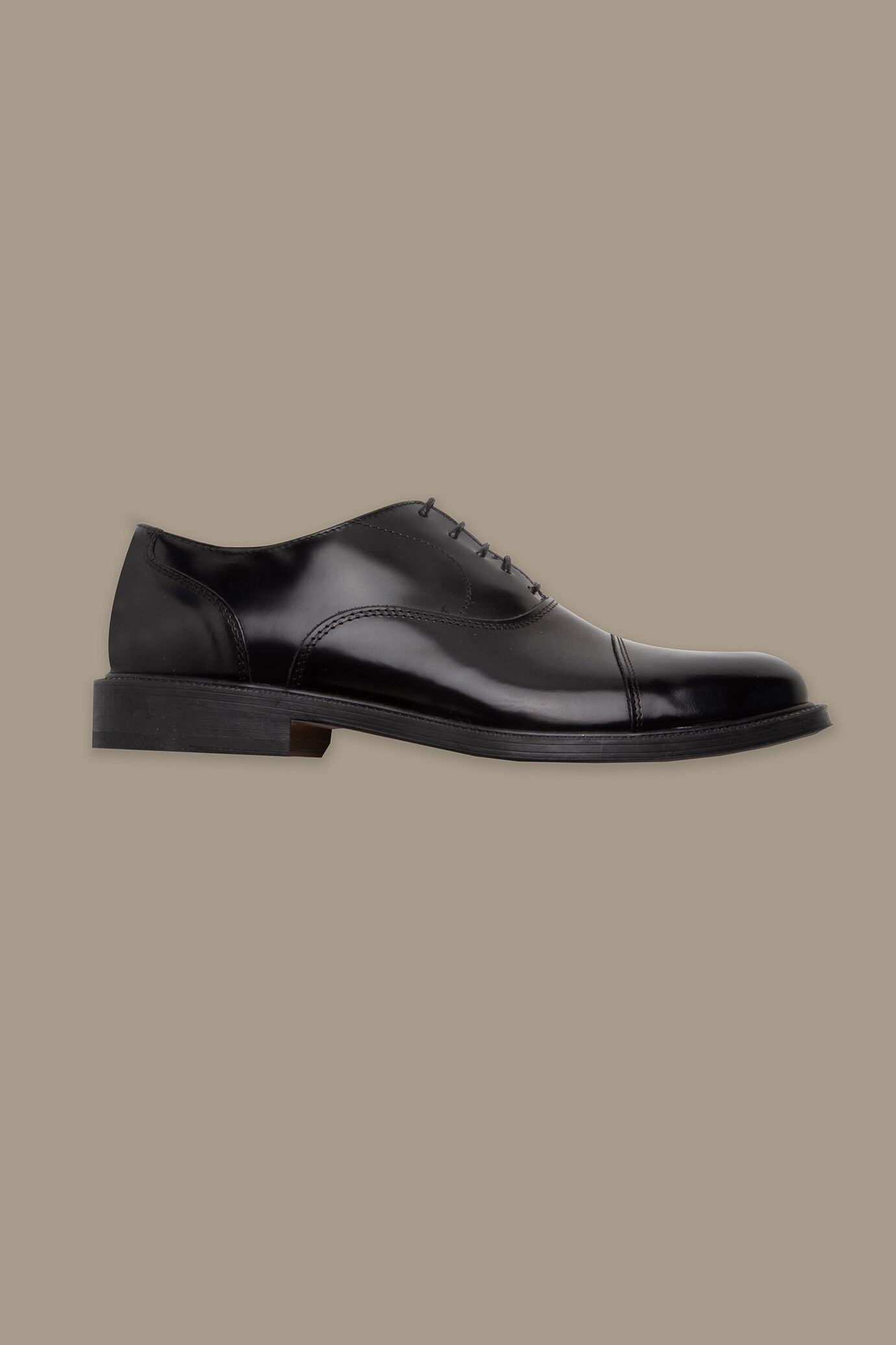 Classic derby. 100% polished leather image number 1