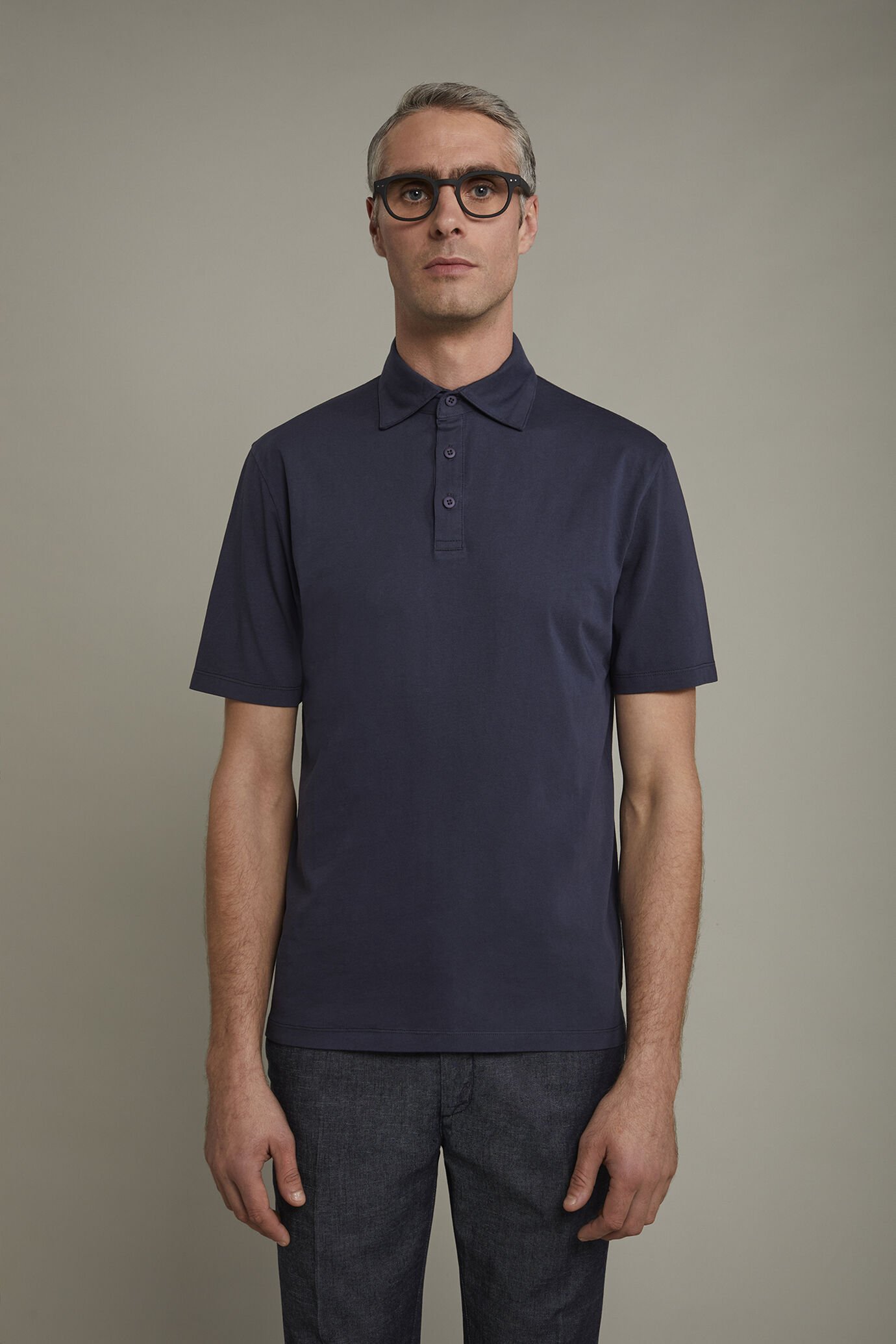 Polo uomo manica corta 100% cotone regular fit image number 2