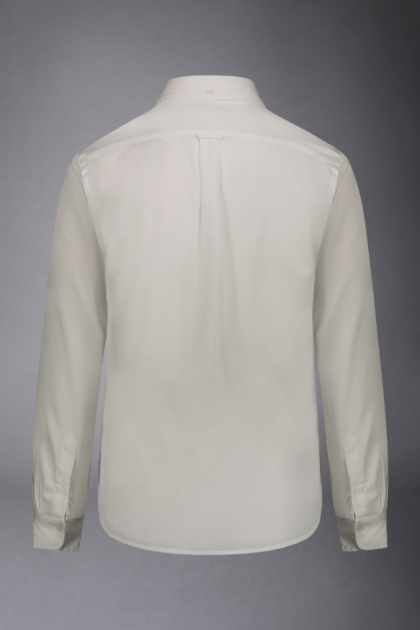 Klassisch gewaschenes Button-Down-Hemd mit bequemer Passform und Dobby-Stof image number 5