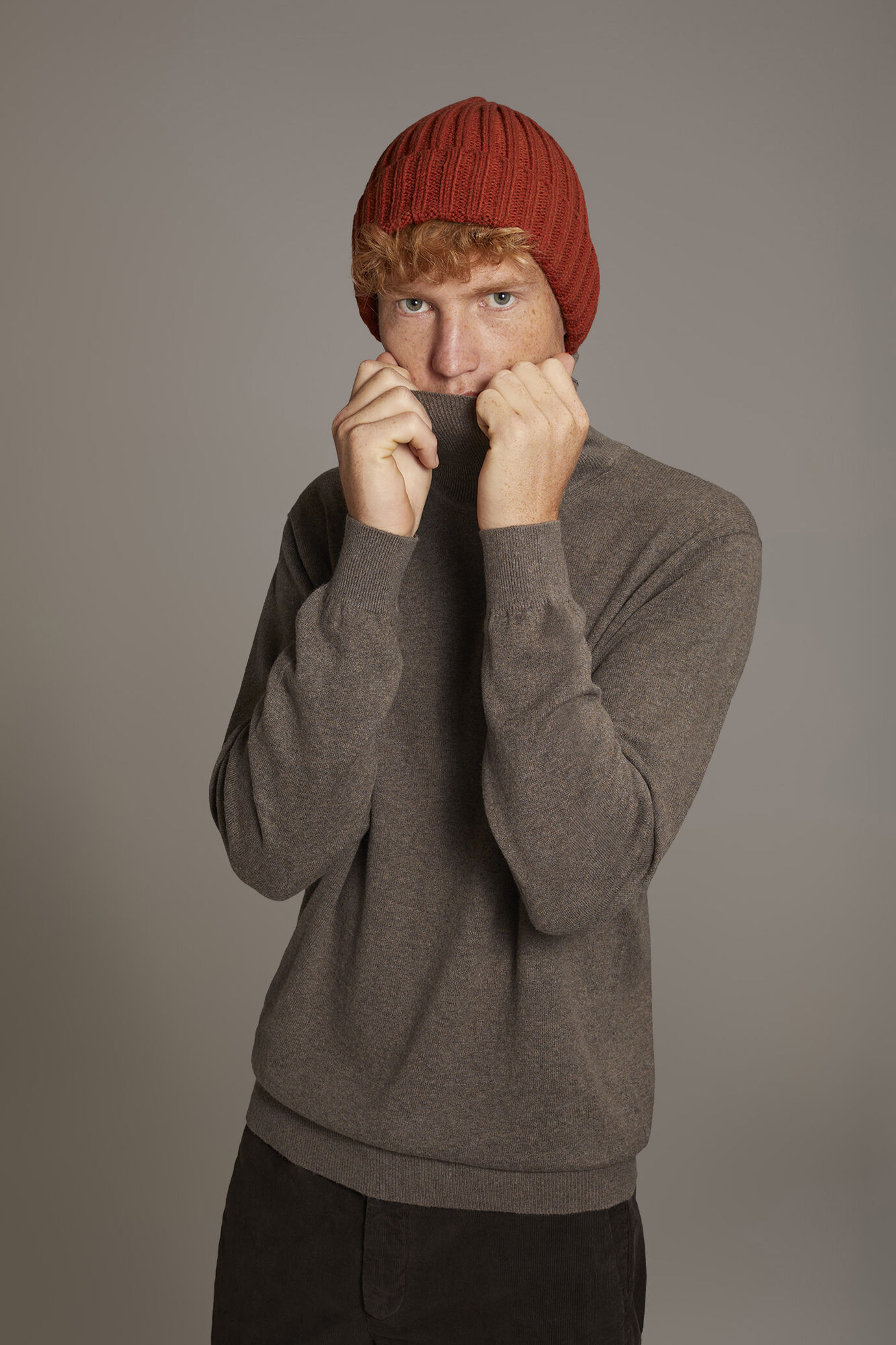 Wool blend turtleneck sweater