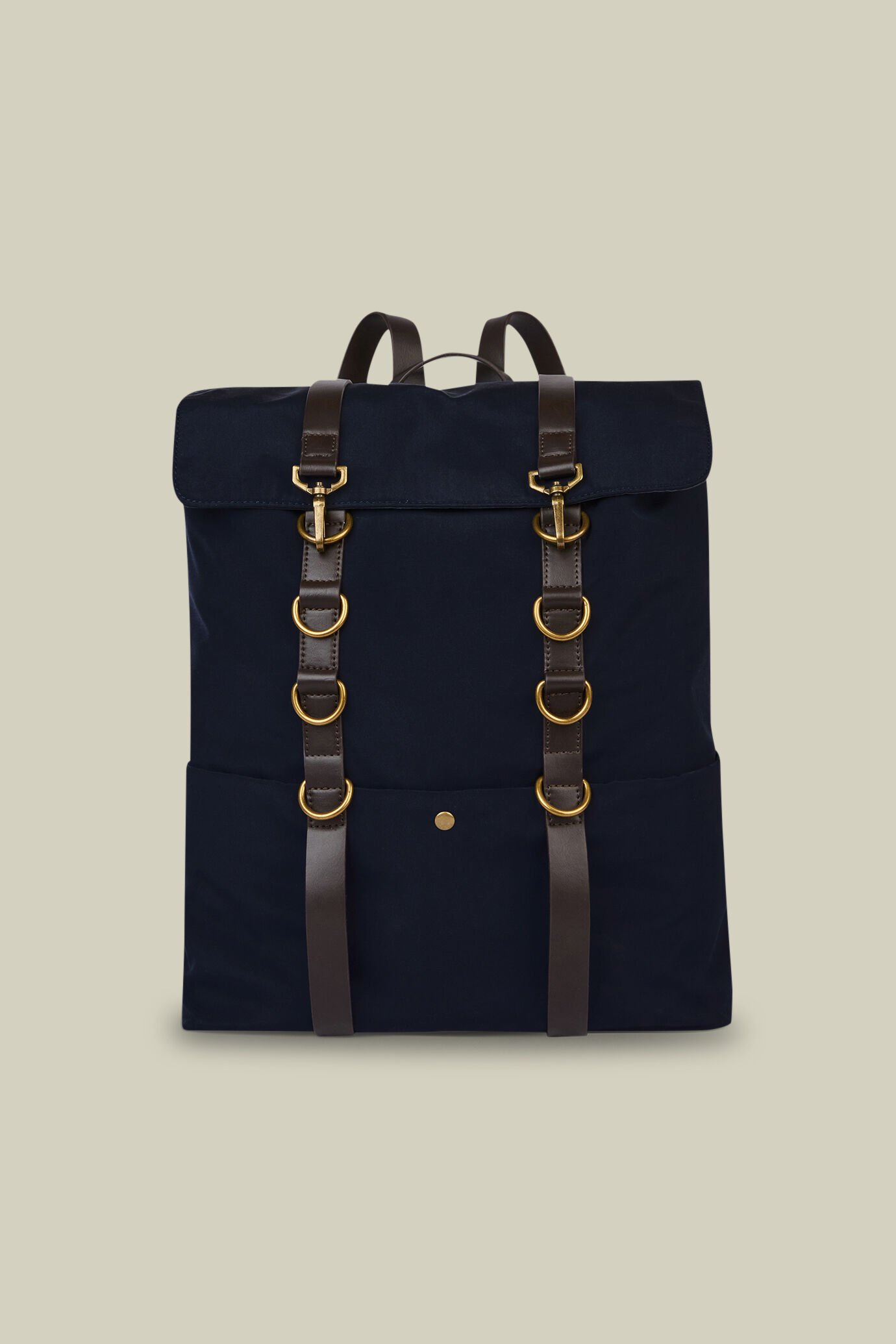 Men's imitation leather rucksack