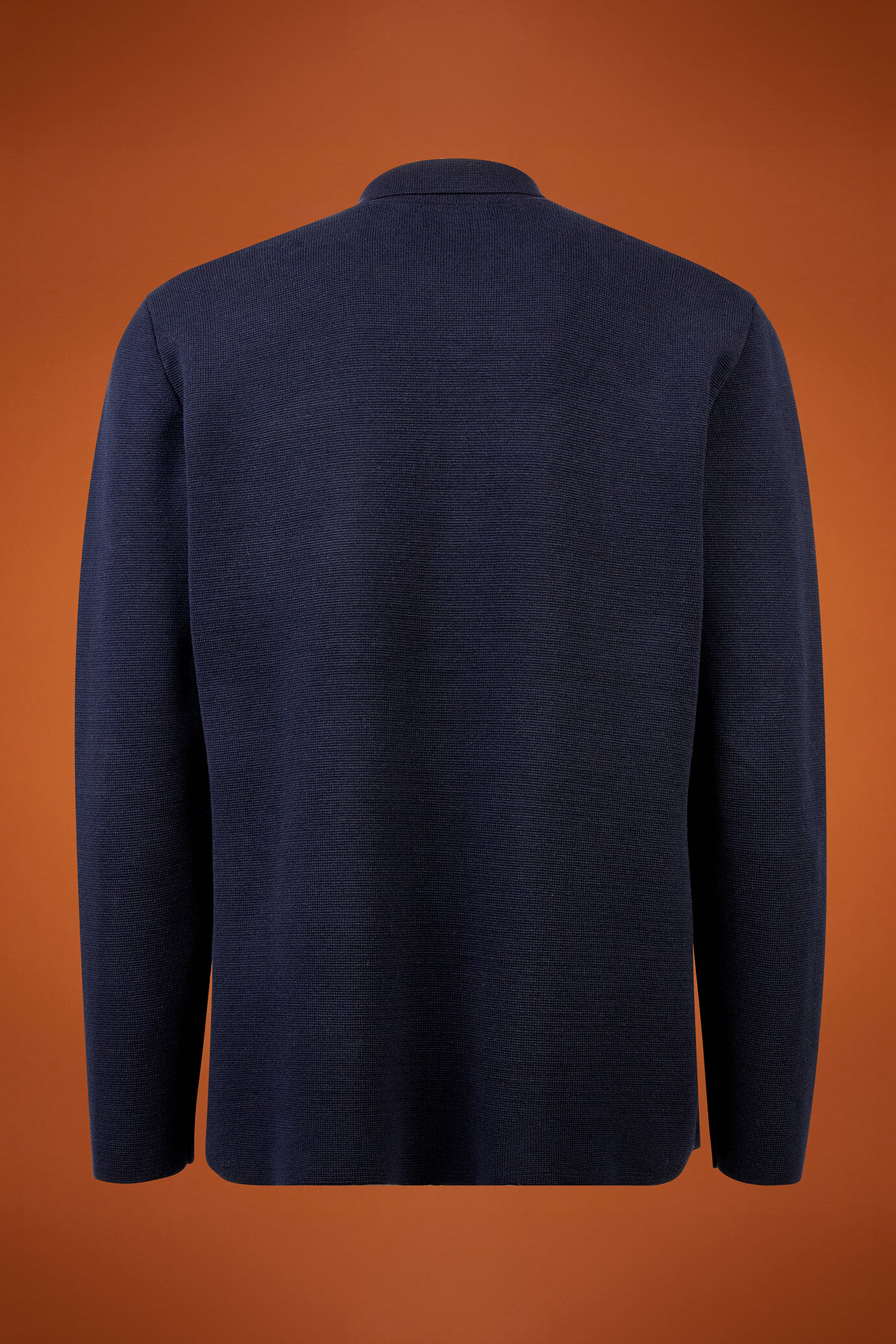 Shacket uomo in jersey 100% cotone Punto Milano regular fit image number 6