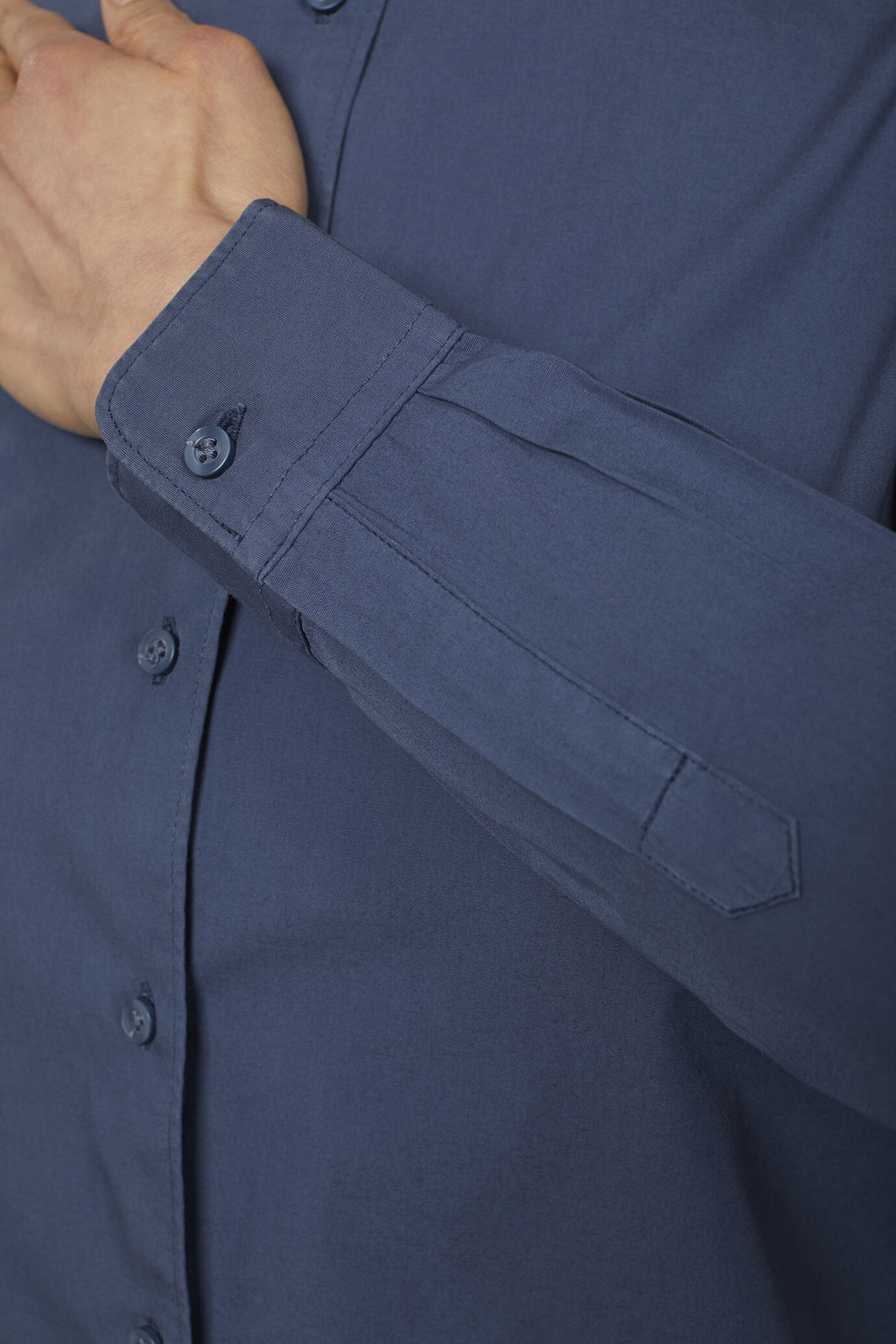 Chemise femme à col mao en 100 % coton image number 4