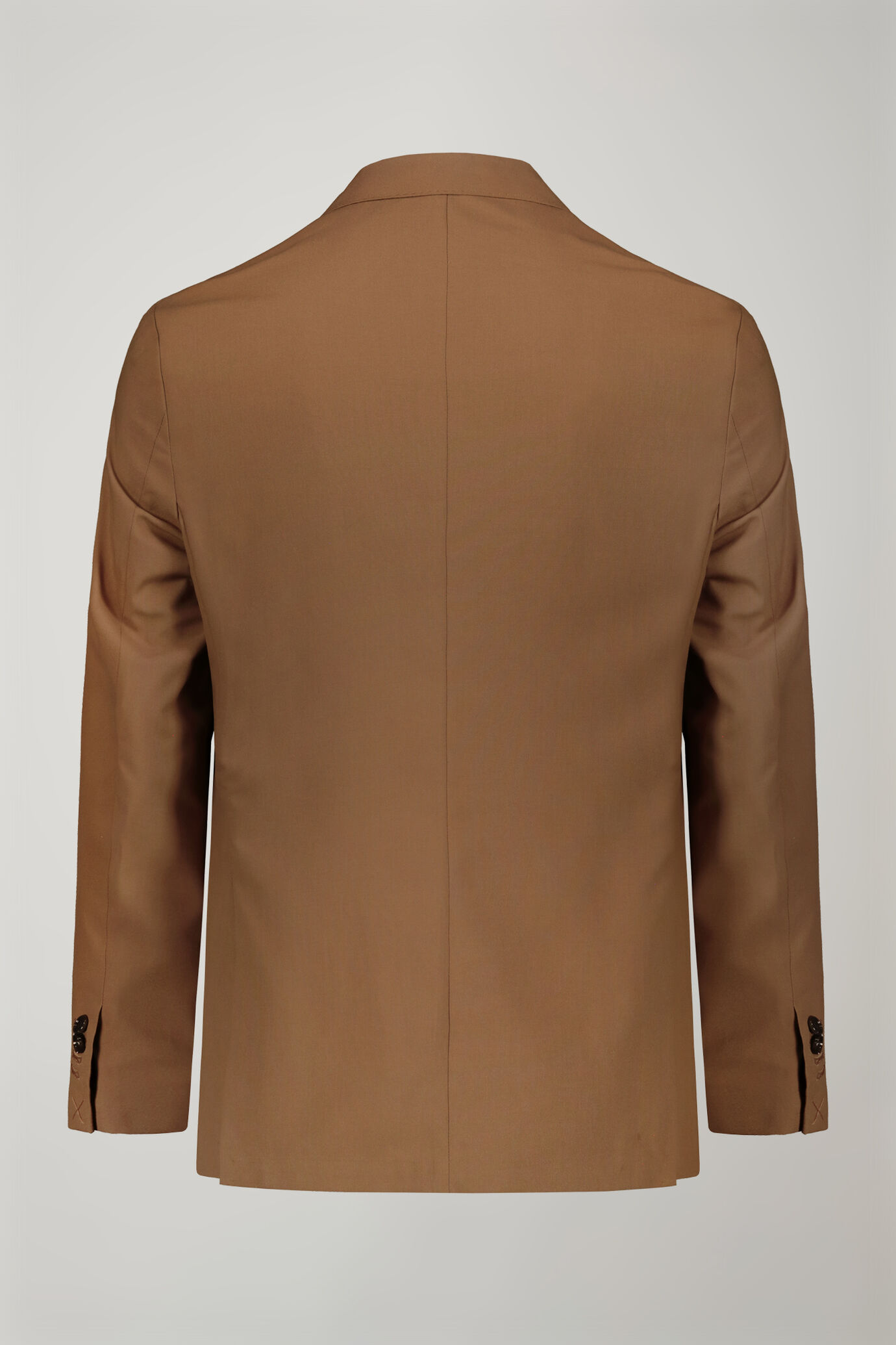 Completo Uomo In Lino E Viscosa - Giacca Monopetto E Pantalone Classico, Made In Italy