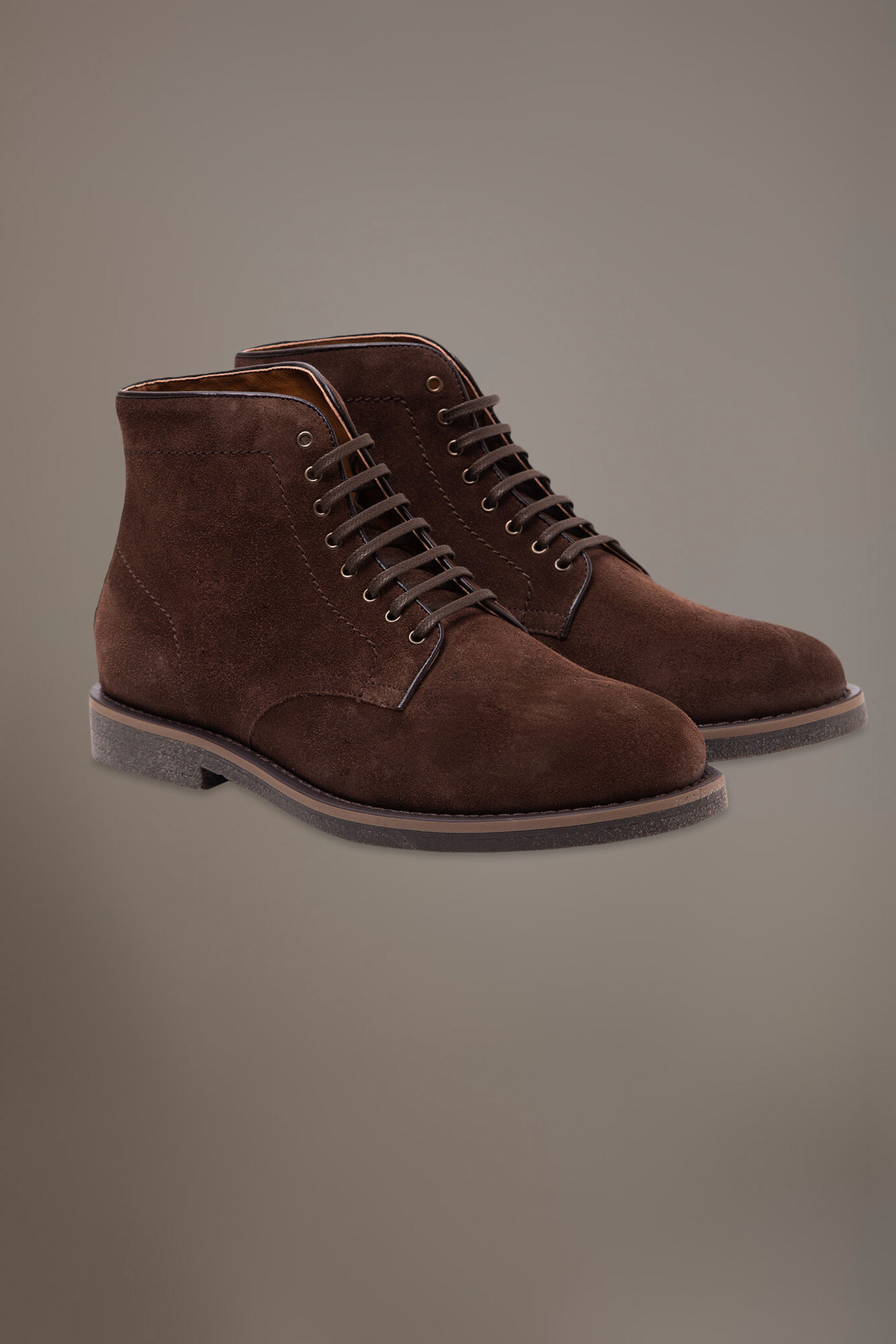 Stivali in suede uomo 100% pelle