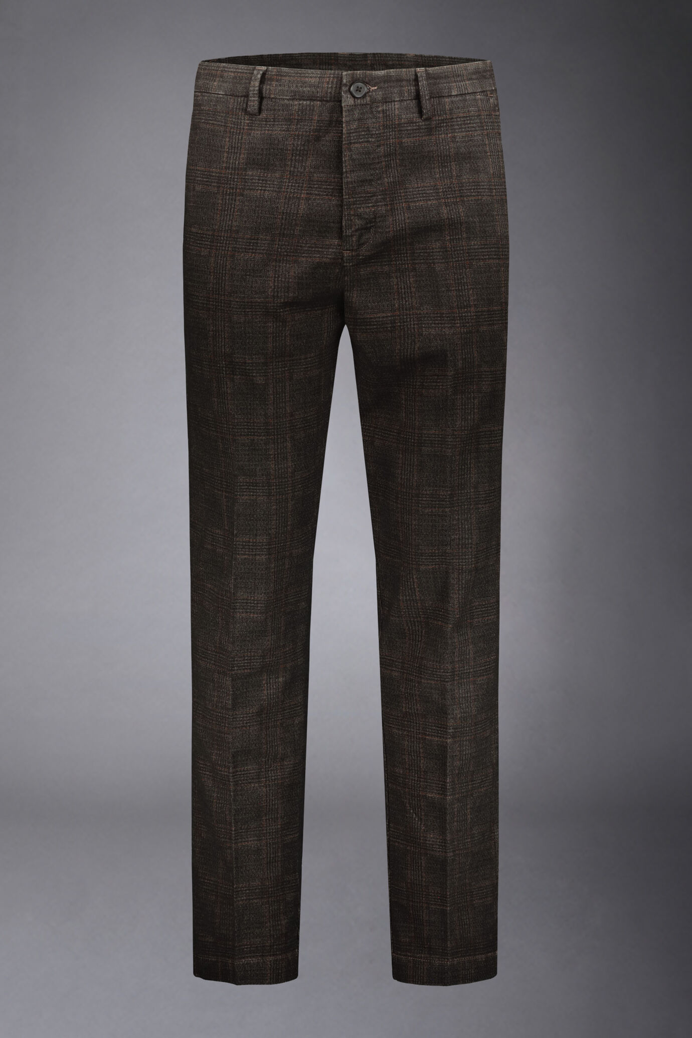 Pantalone chino uomo principe di galles regular fit image number 4