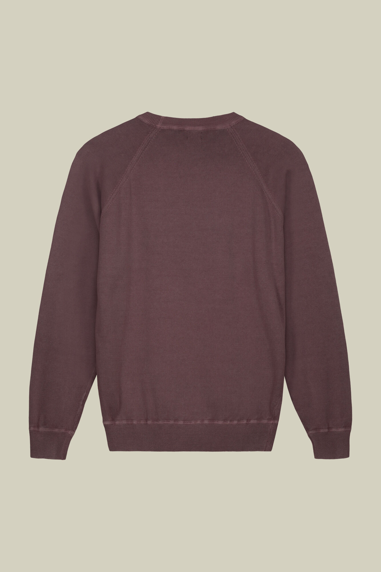 Men's crew neck 100% cotton sweater with raglan sleeves Men's crew neck 100% cotton sweater with raglan sleeves
