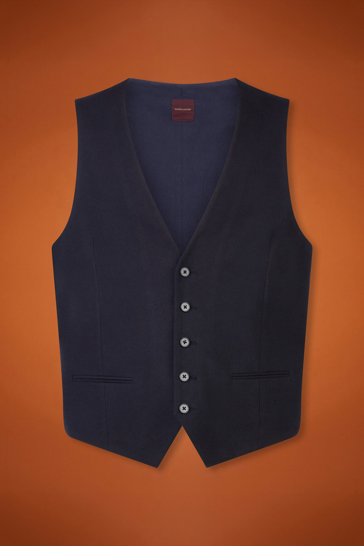 Gilet uomo classico in grisaglia regular fit image number 4