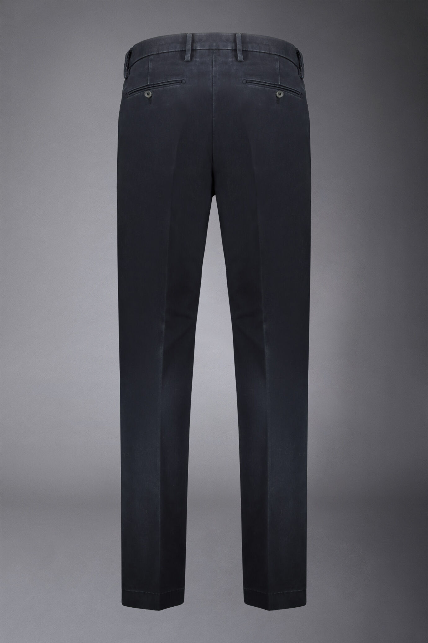 Pantalone chino uomo classico regular fit tessuto twill elasticizzato image number 1
