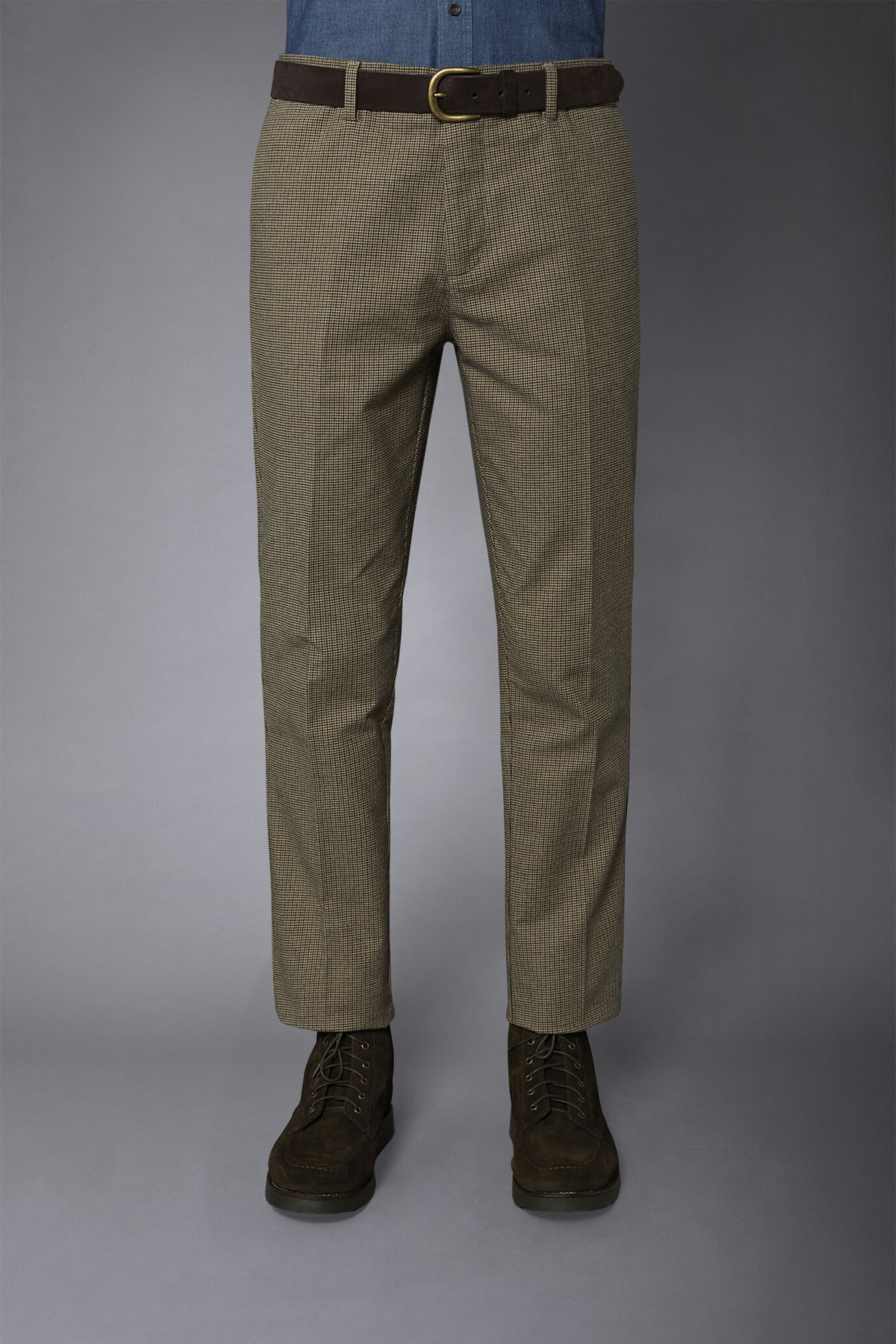 Chino-Hose Pied de Poule-Wolle regular fit image number 2