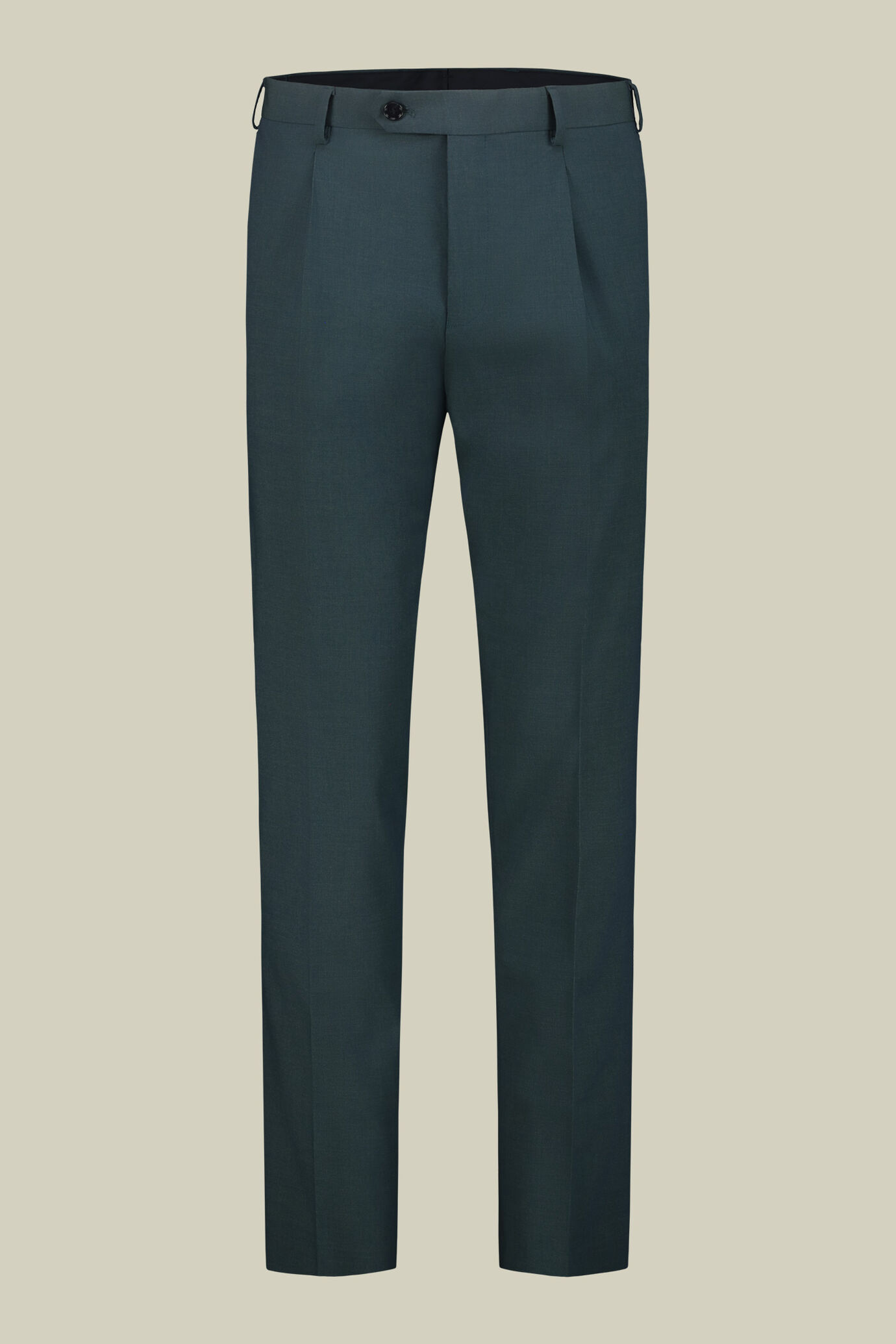 Abito uomo monopetto con pantalone ad una pinces in tessuto bi-stretch image number 6