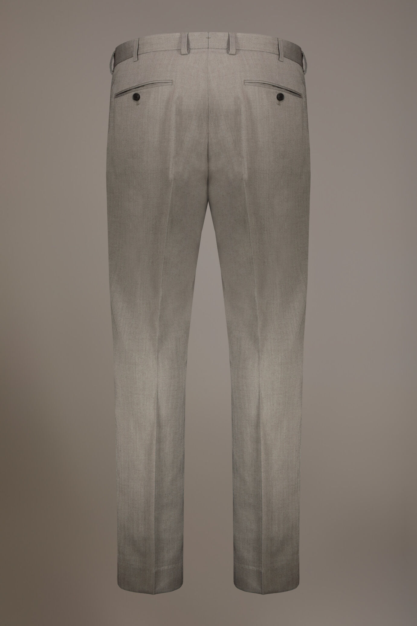 Regular fit single-breasted suit patterned herringbone fabric with solaro texture image number 3