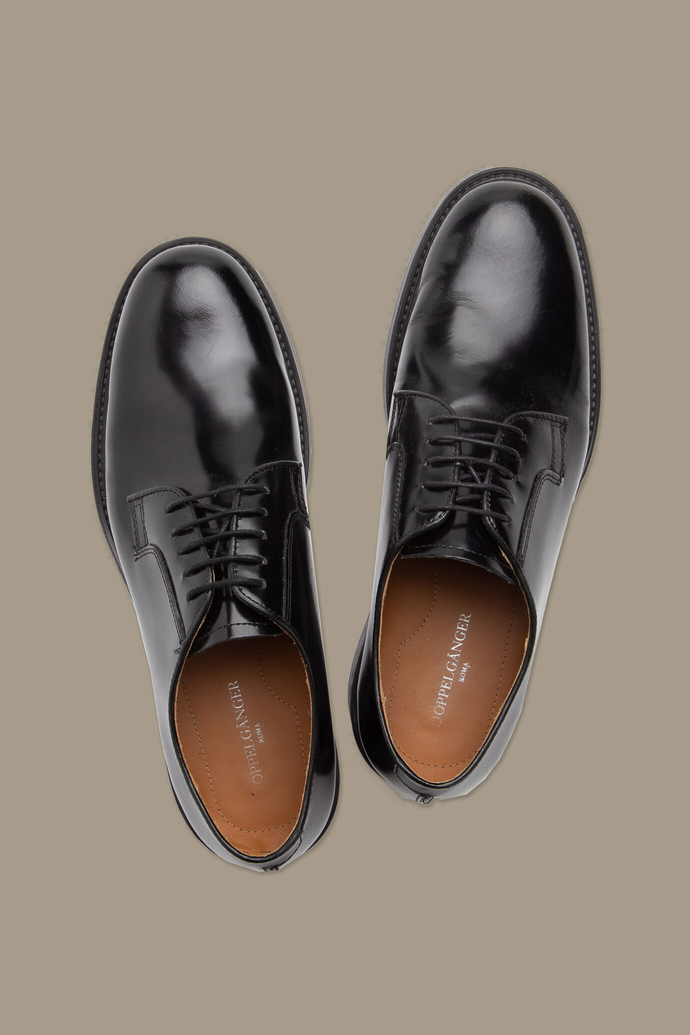 Scarpa derby liscia - 100% pelle image number 2