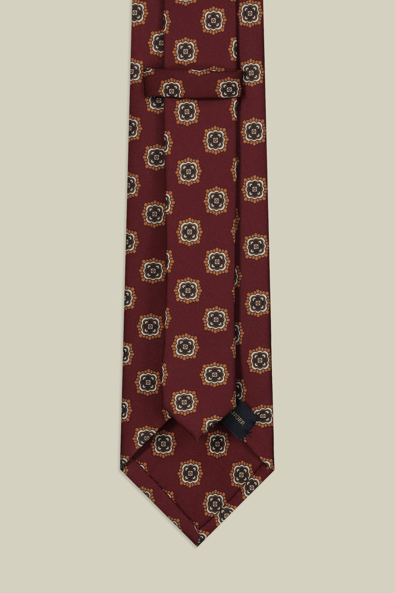 Cravate pour homme avec imprim&eacute; g&eacute;om&eacute;trique image number 2