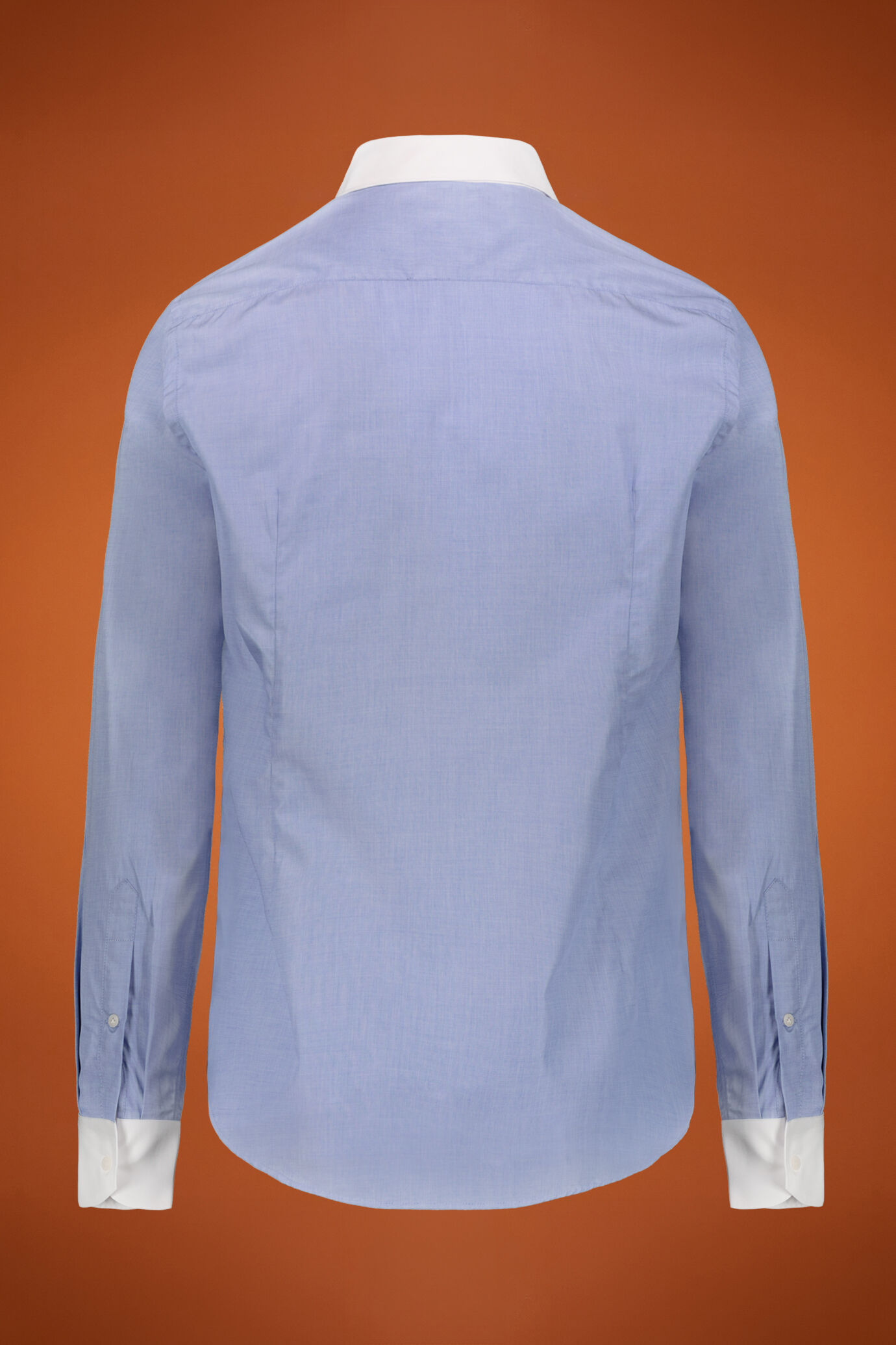 Camicia uomo collo classico 100% cotone tessuto fil-a-fil regular fit image number 1
