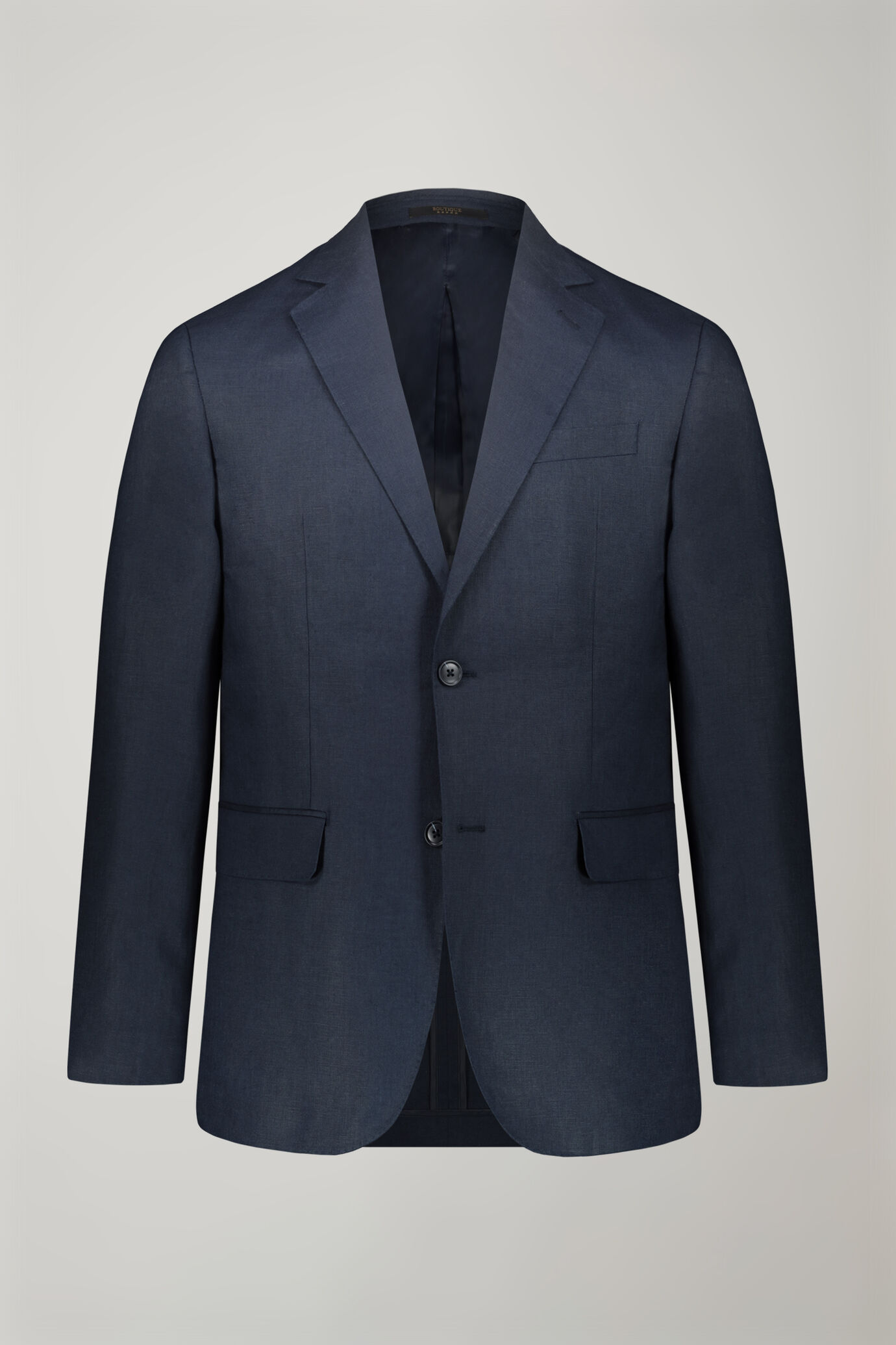 Single-breasted suit 100% Linen regular fit solid color image number 0