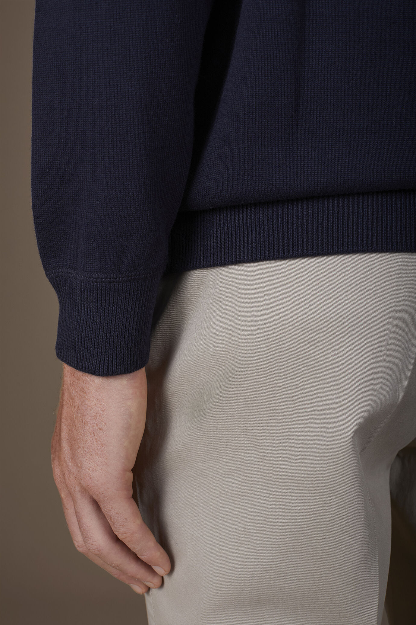 Maglia uomo girocollo 100% cotone regular fit image number 3