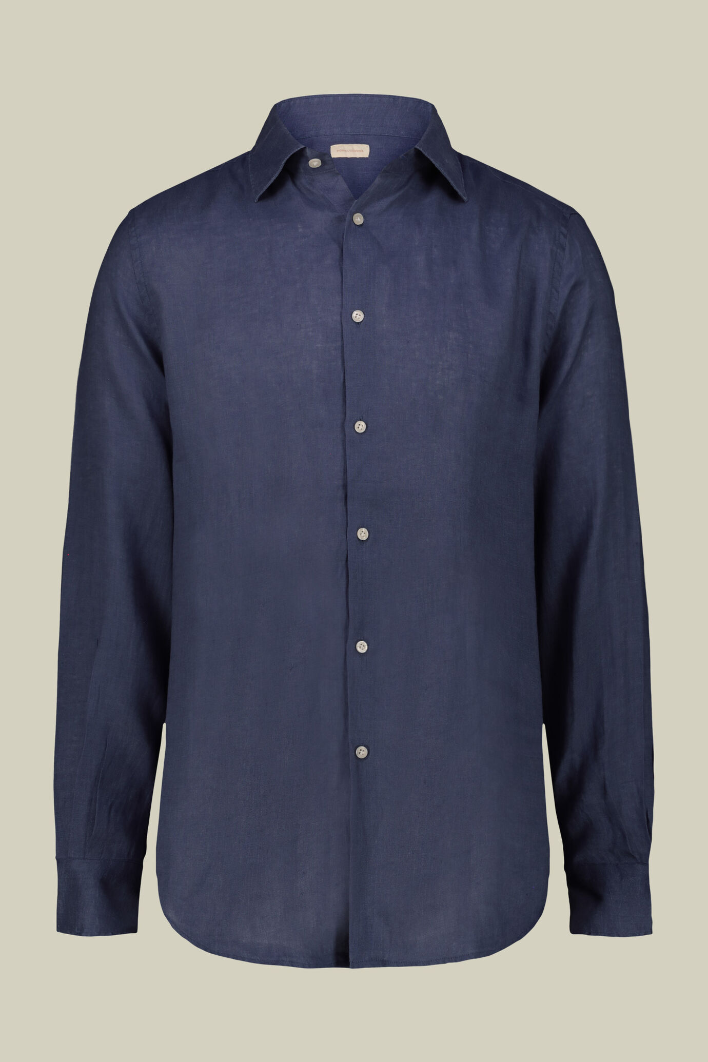Camicia uomo casual collo classico 100% lino image number 4